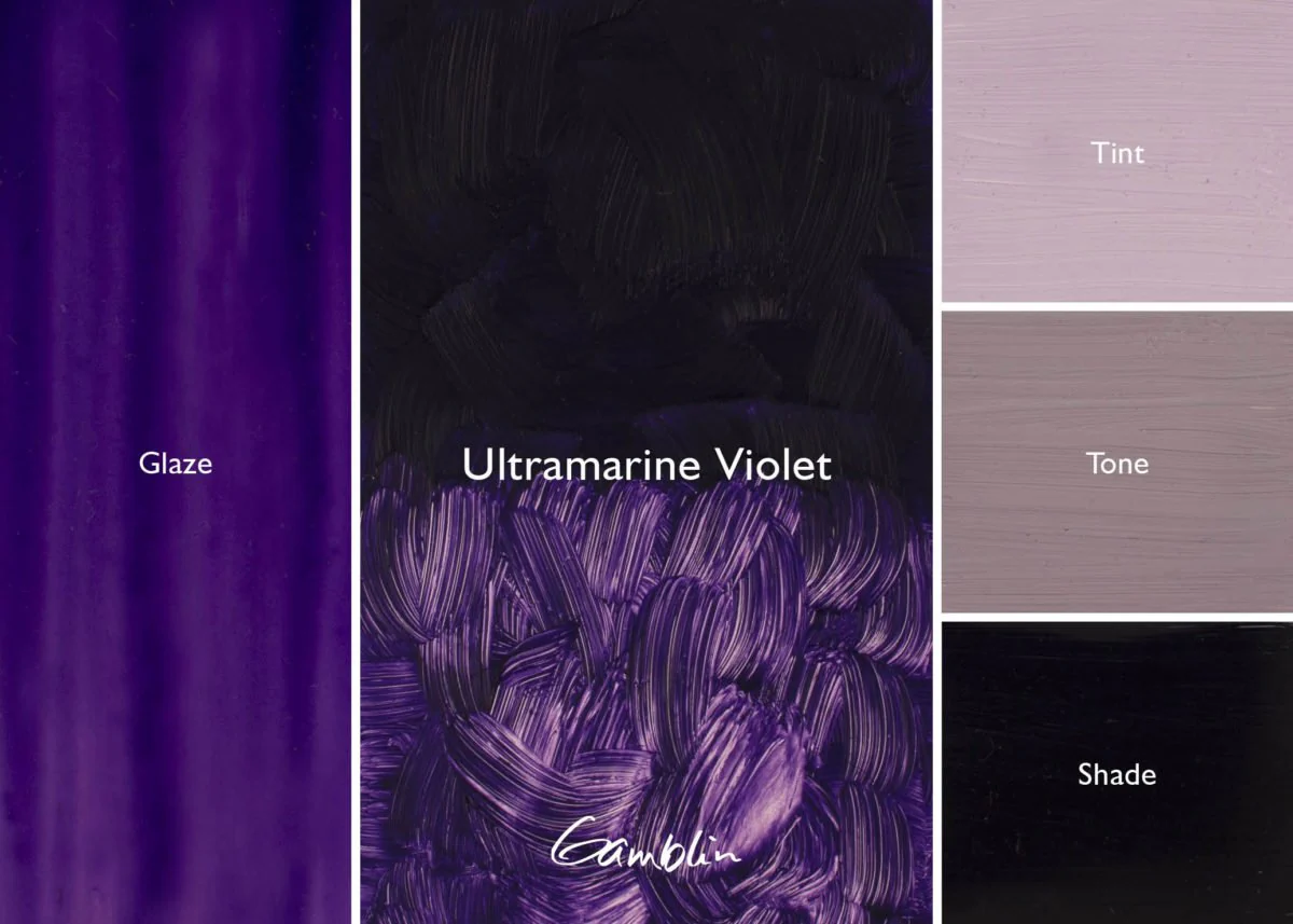 Gamblin Artist's Oil Colors Ultramarine Violet 150 ml - Image 2