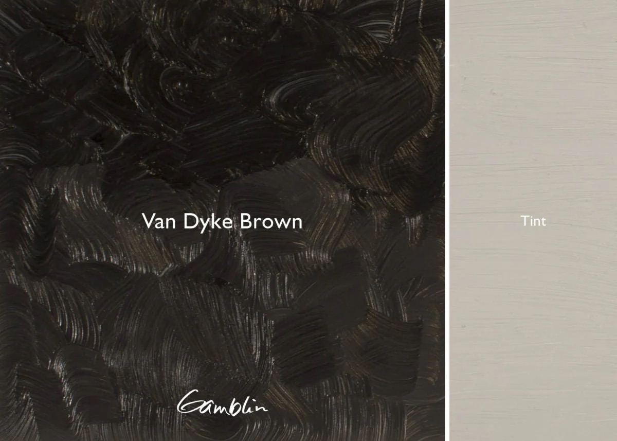Gamblin Artist's Oil Colors Van Dyke Brown 150 ml - Image 2