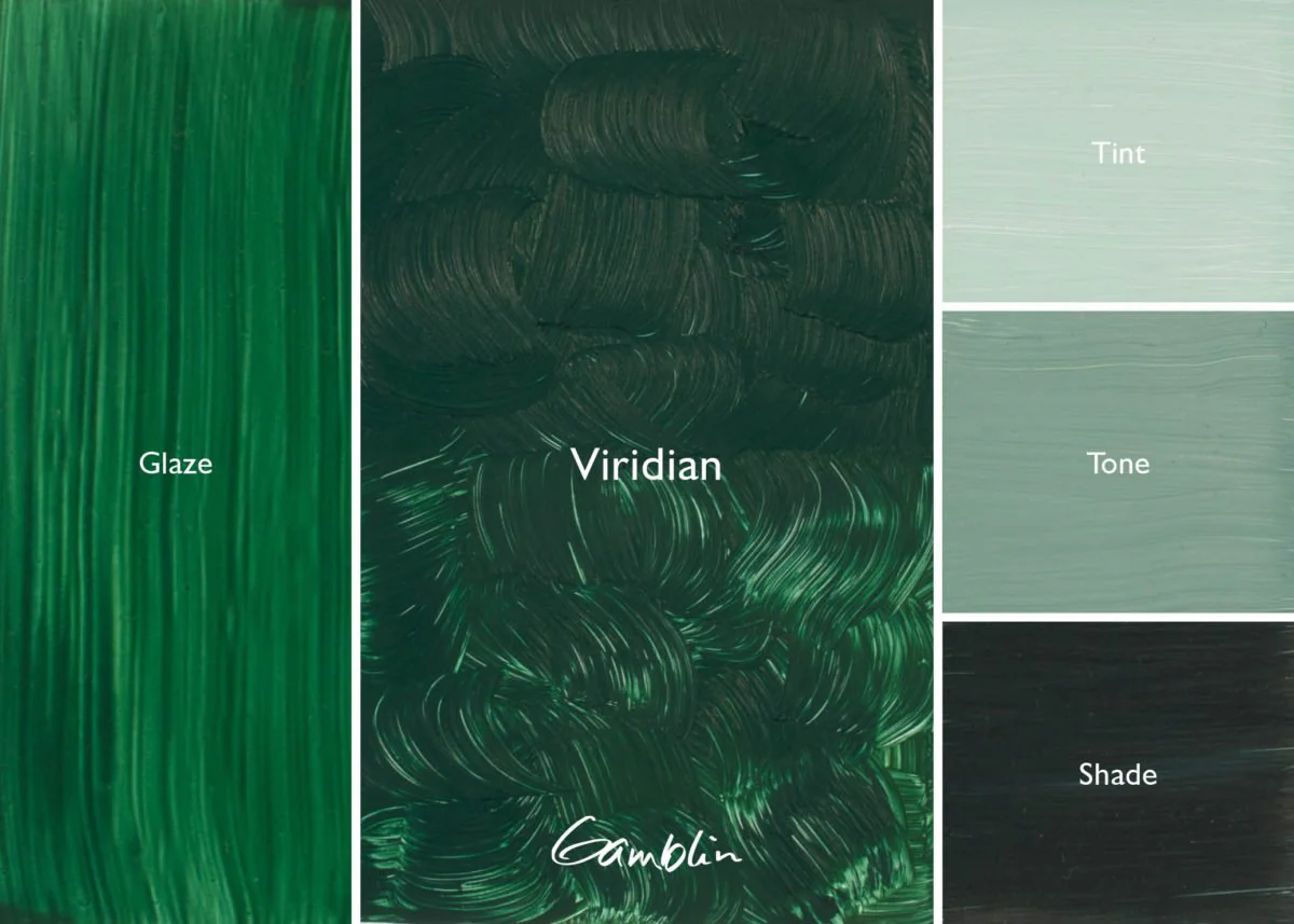 Gamblin Artist's Oil Colors Viridian 150 ml - Image 2