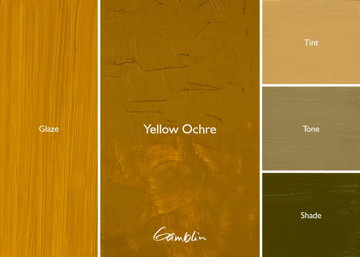 Gamblin Artist's Oil Colors Yellow Ochre 150 ml - Image 2