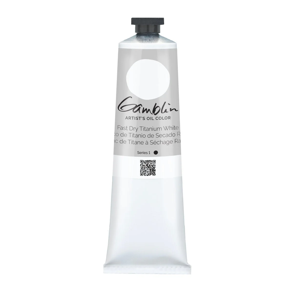 Gamblin Artist's Oil Colors Fast Dry White 150 ml (Formerly Quick Dry Titanium White)