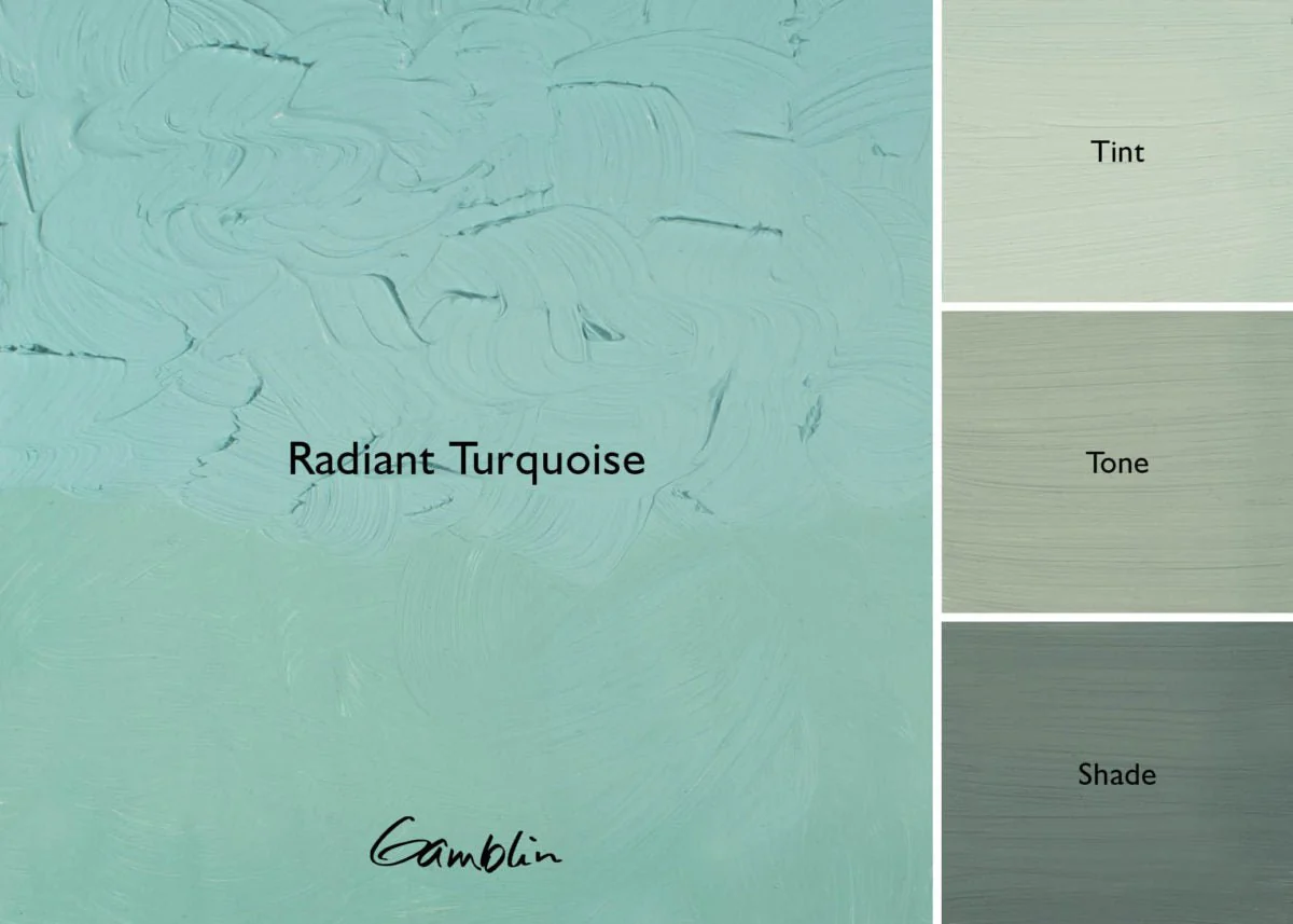 Gamblin Artist's Oil Colors Radiant Turquoise 150 ml - Image 2