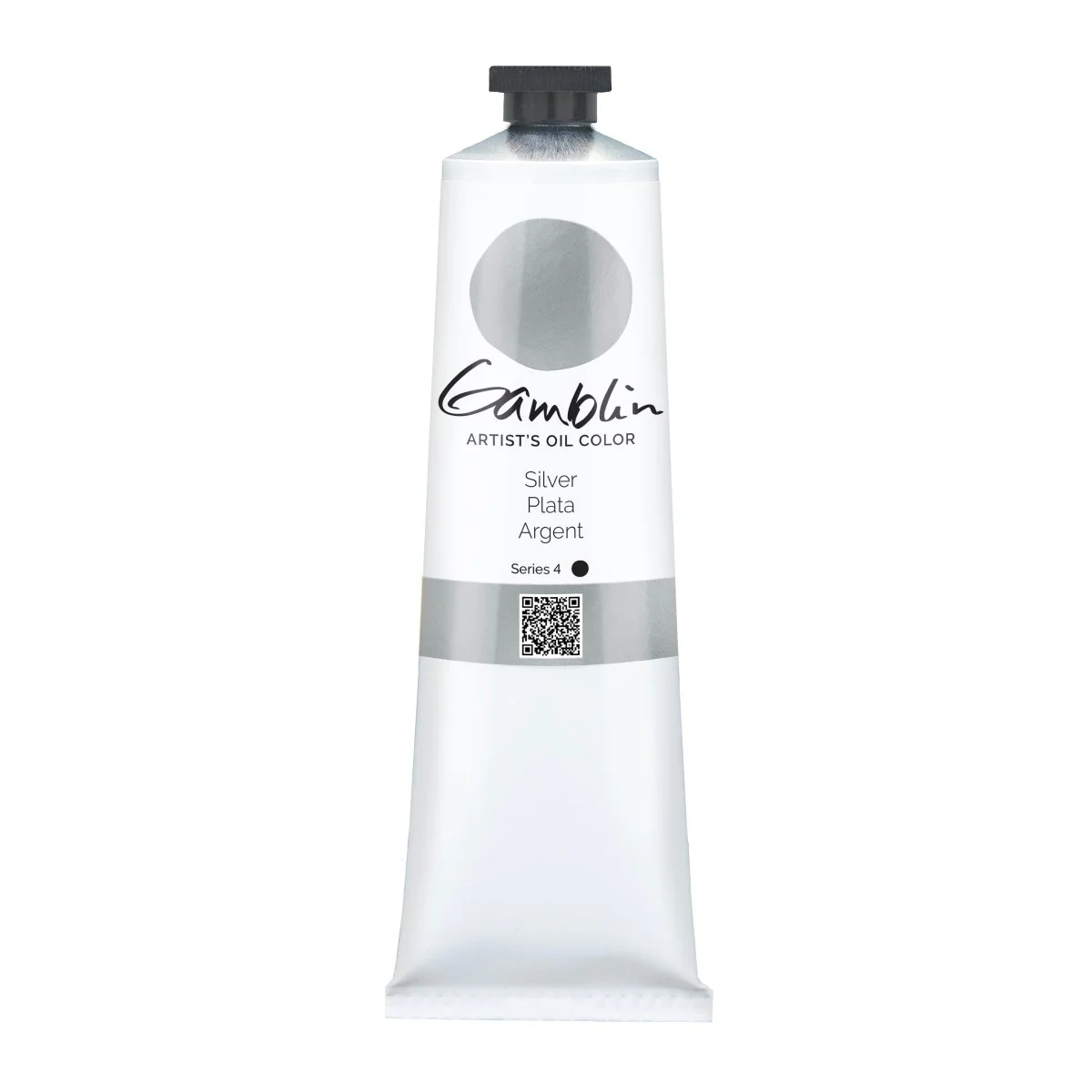 Gamblin Artist's Oil Colors Silver 150 ml