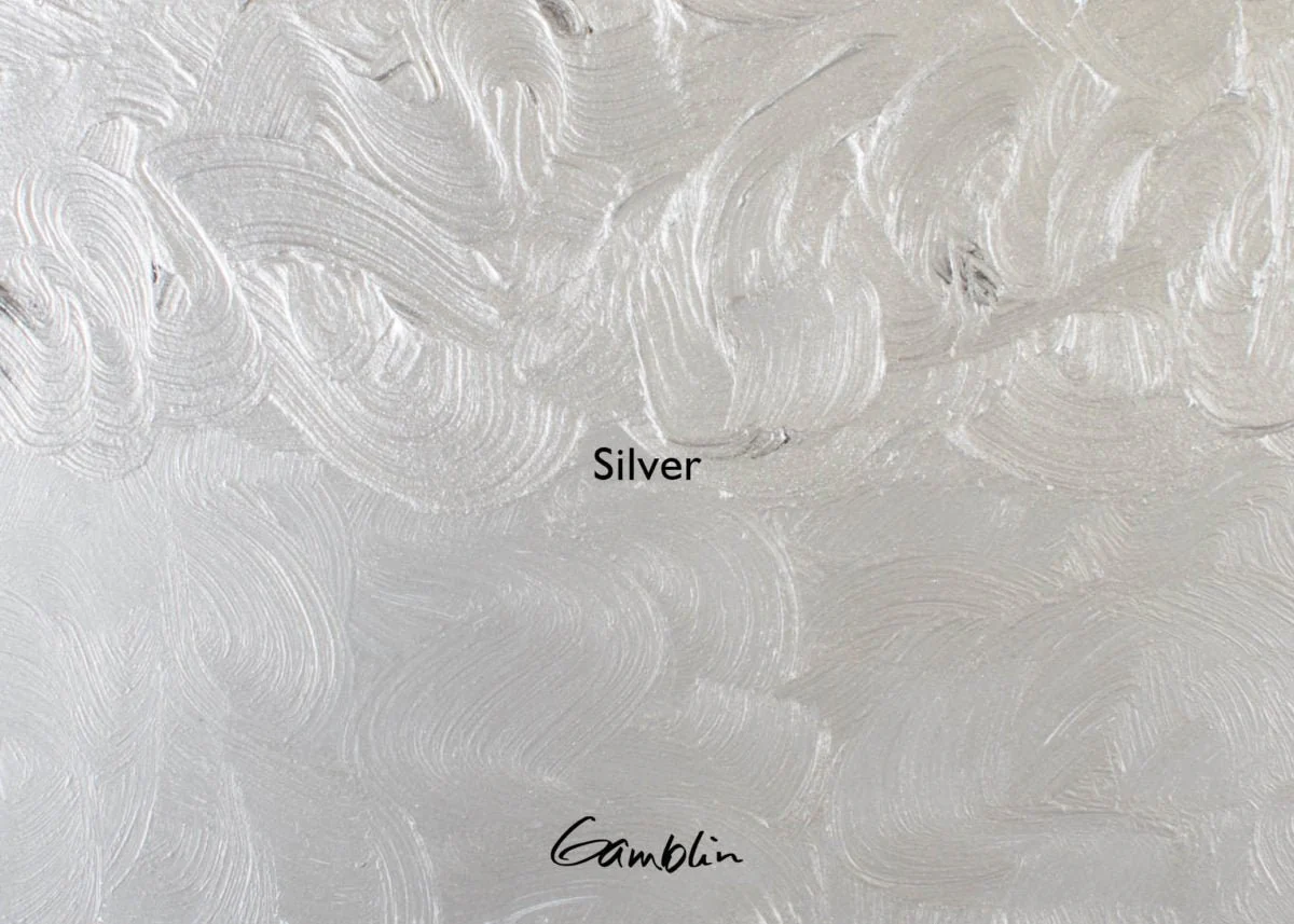 Gamblin Artist's Oil Colors Silver 150 ml - Image 2