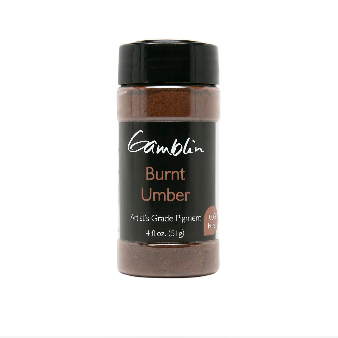 Gamblin Dry Pigment Burnt Umber  4oz (118ml)