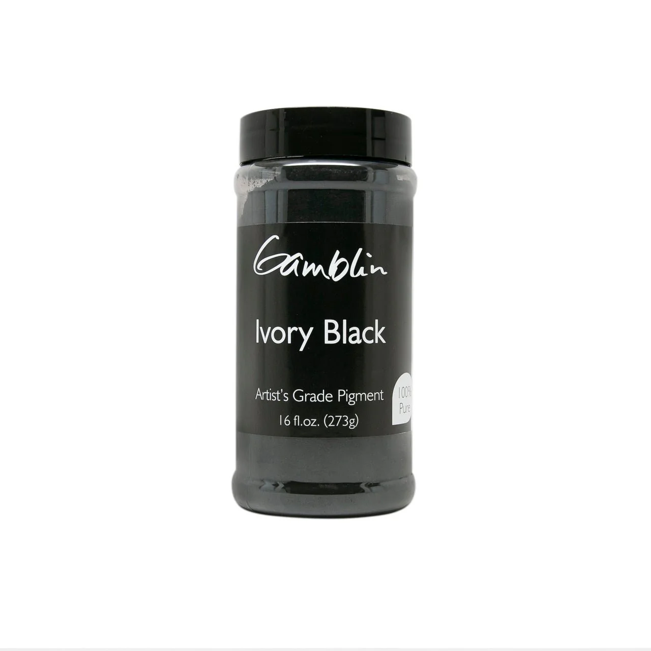 Gamblin Dry Pigment Ivory Black 16oz (472ml)