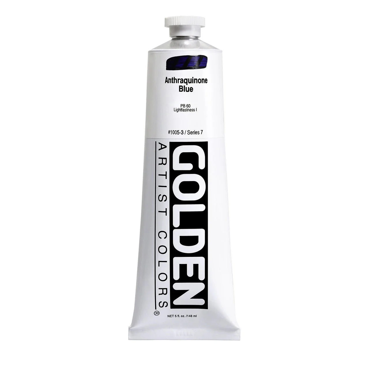 Golden Heavy Body Acrylic Anthraquinone Blue 5 oz