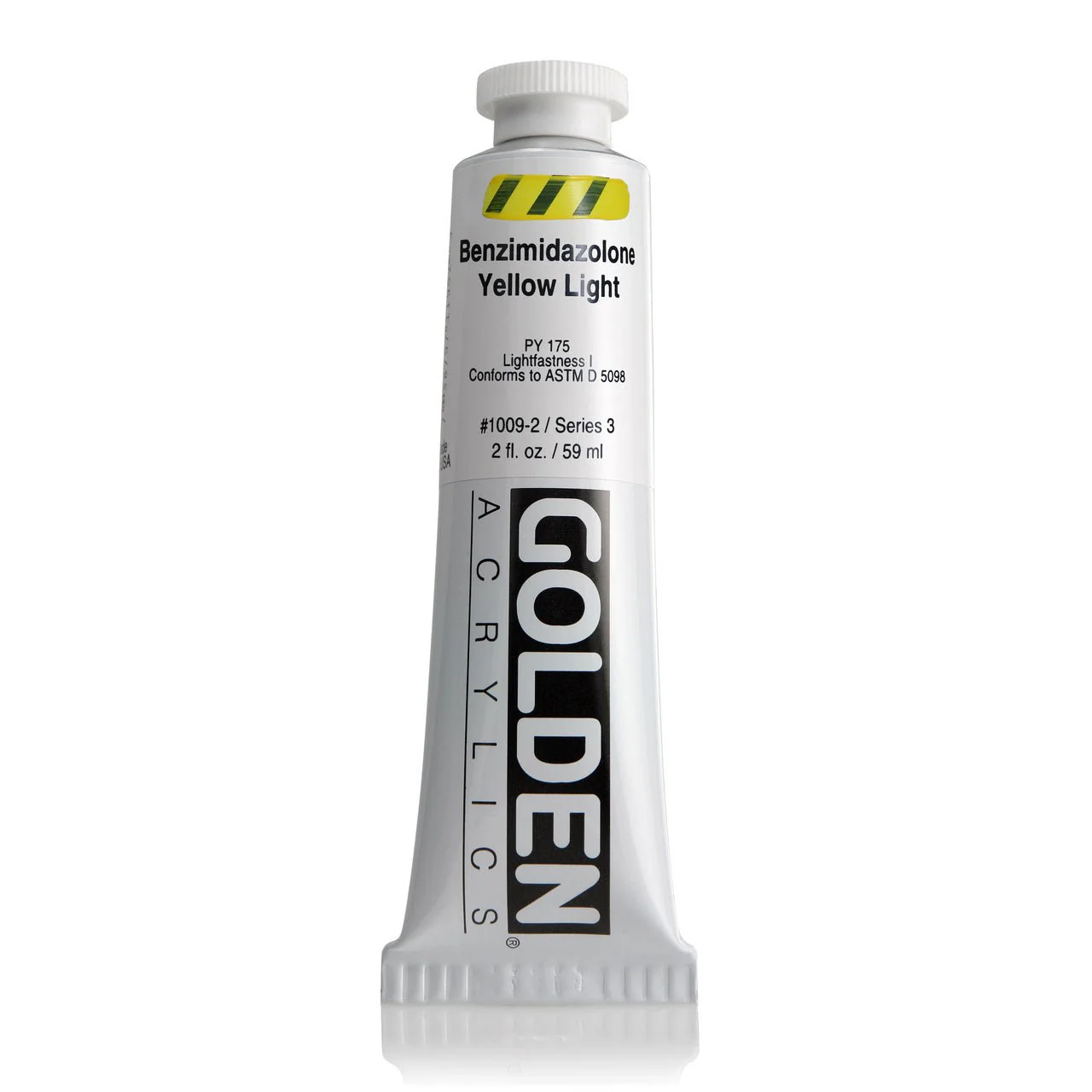 Golden Heavy Body Acrylic Benzimidazolone Yellow Light 2 oz