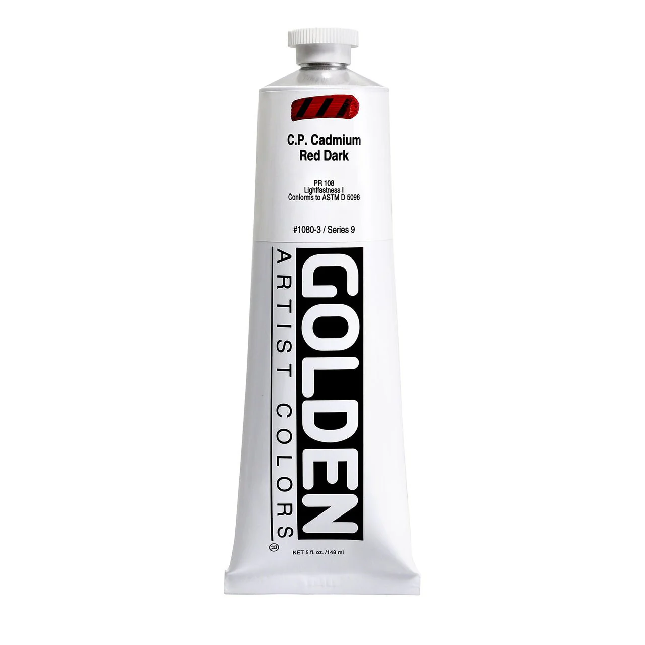 Golden Heavy Body Acrylic Cadmium Red Dark 5 oz
