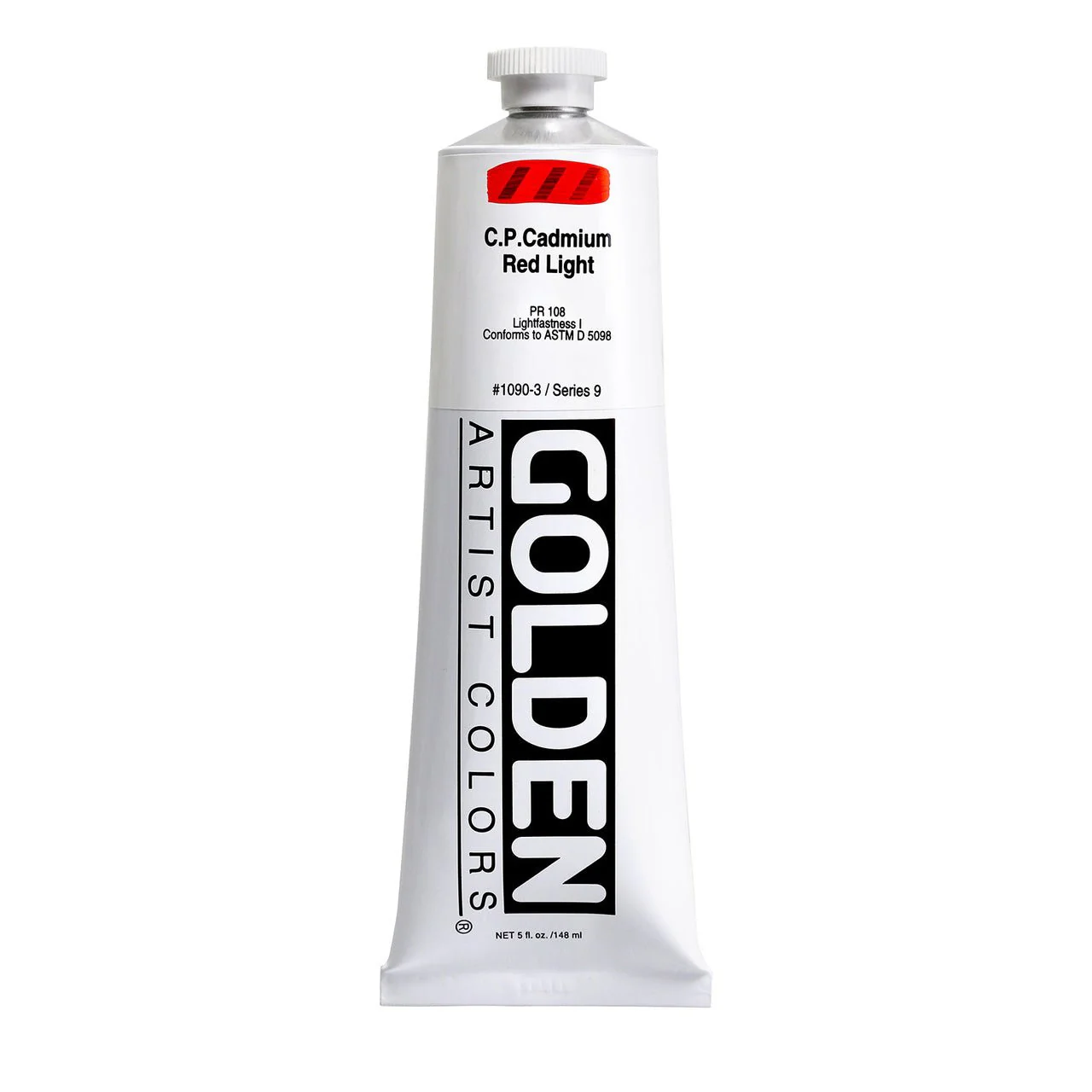 Golden Heavy Body Acrylic Cadmium Red Light 5 oz
