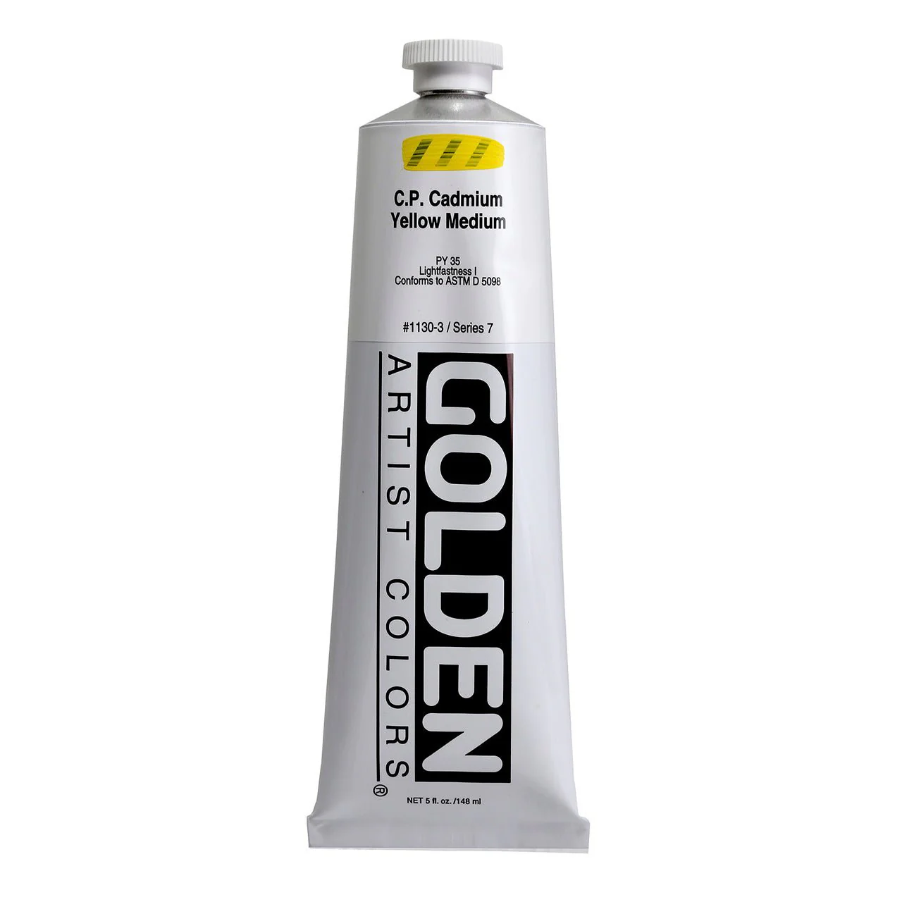 Golden Heavy Body Acrylic Cadmium Yellow Medium 5 oz