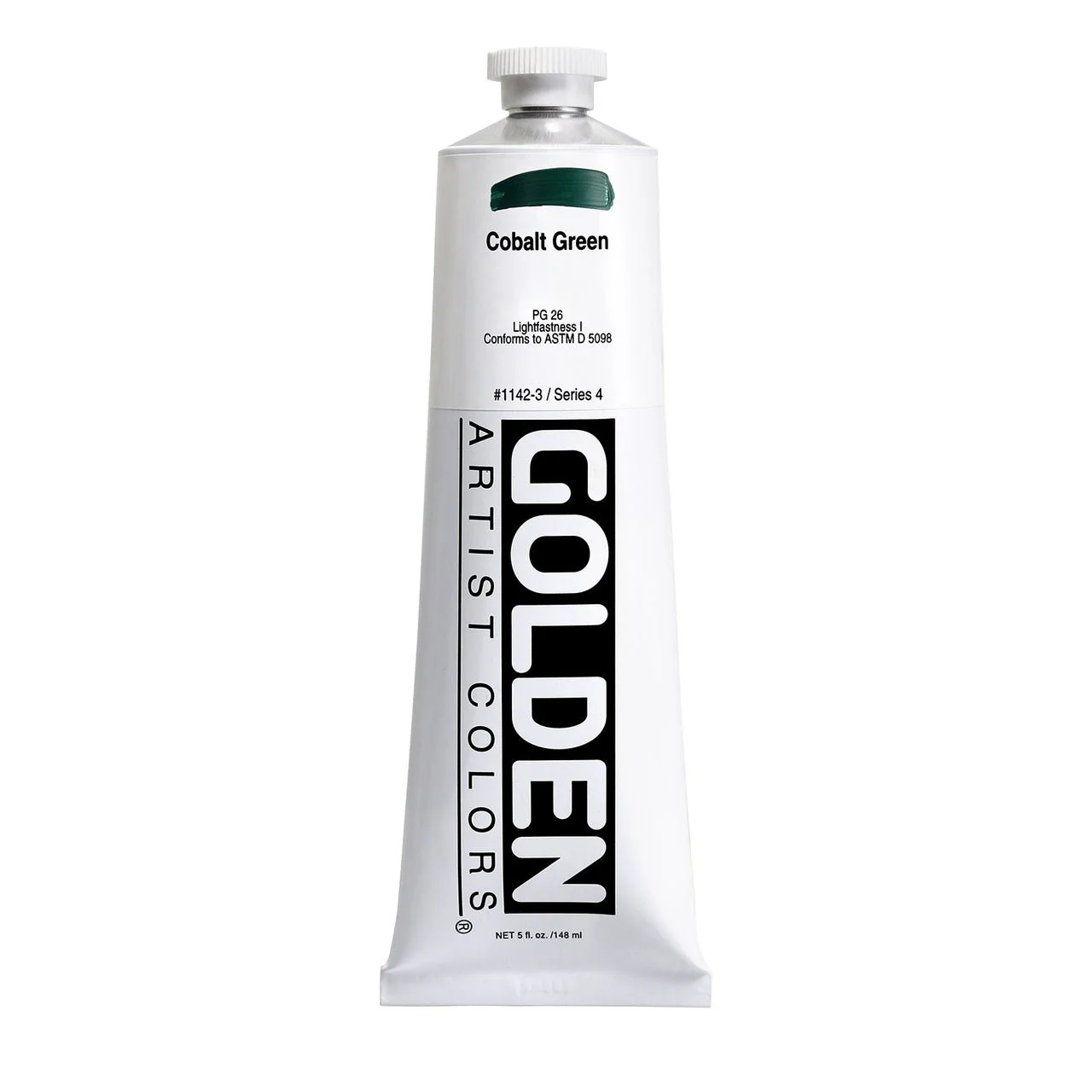 Golden Heavy Body Acrylic Cobalt Green 5 oz