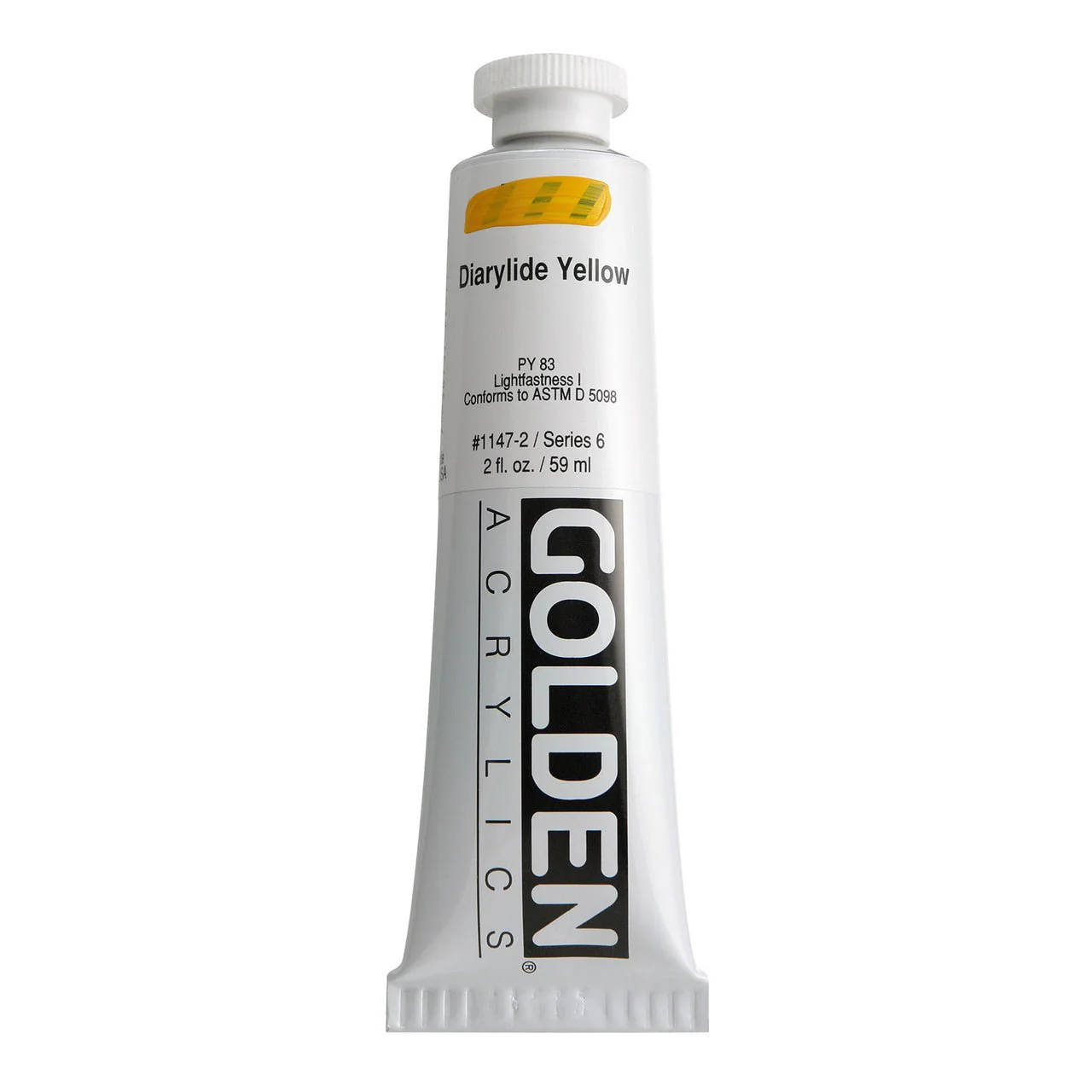 Golden Heavy Body Acrylic Diarylide Yellow 2 oz