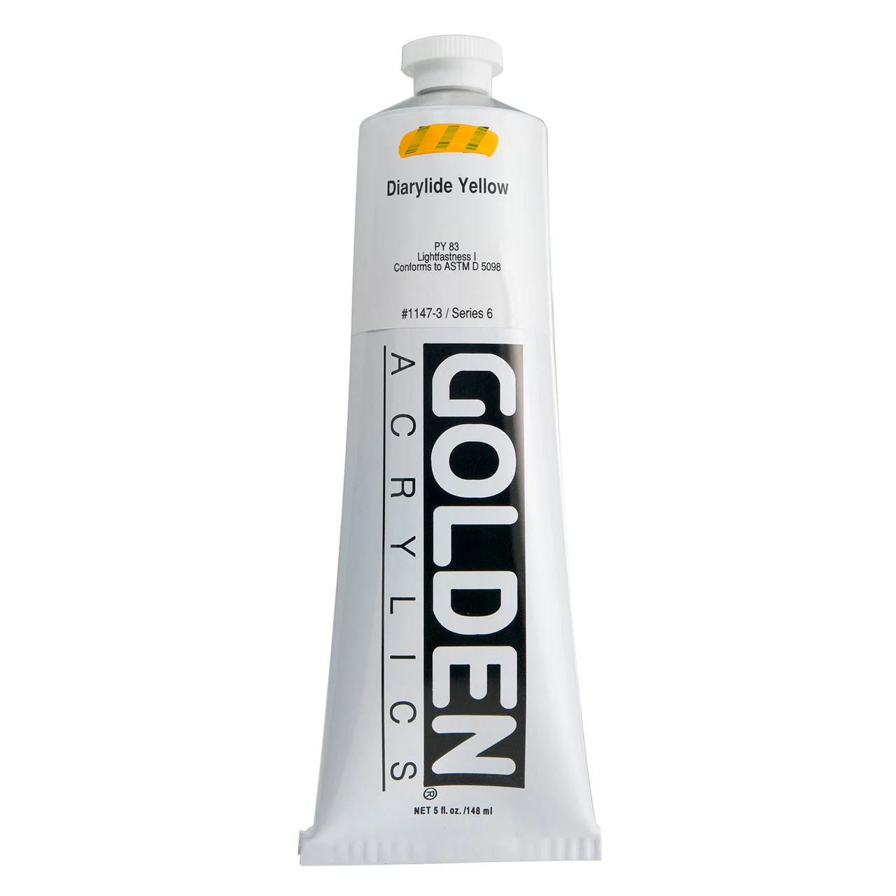 Golden Heavy Body Acrylic Diarylide Yellow 5 oz