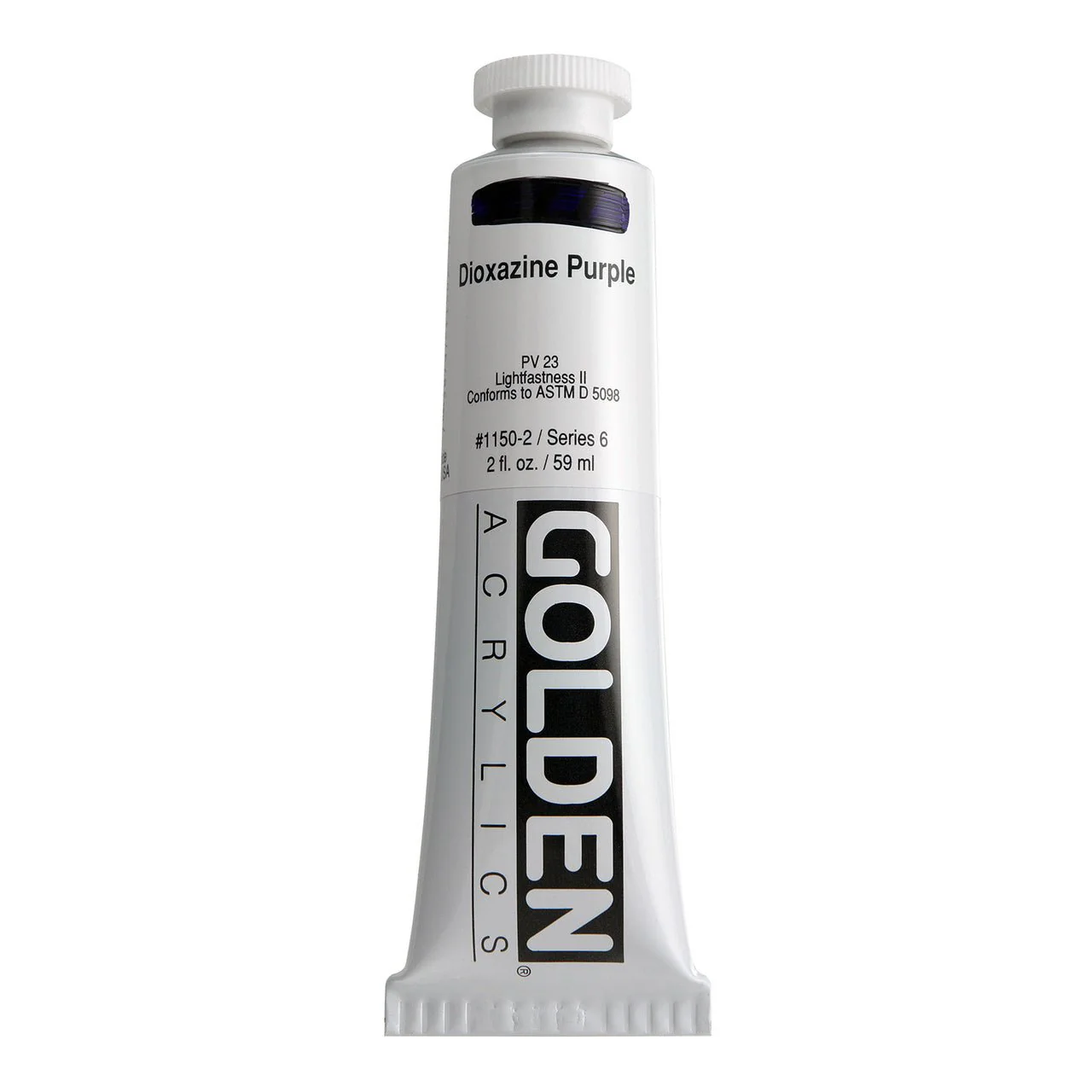 Golden Heavy Body Acrylic Dioxazine Purple 2 oz