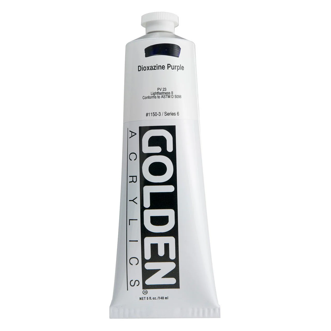 Golden Heavy Body Acrylic Dioxazine Purple 5 oz