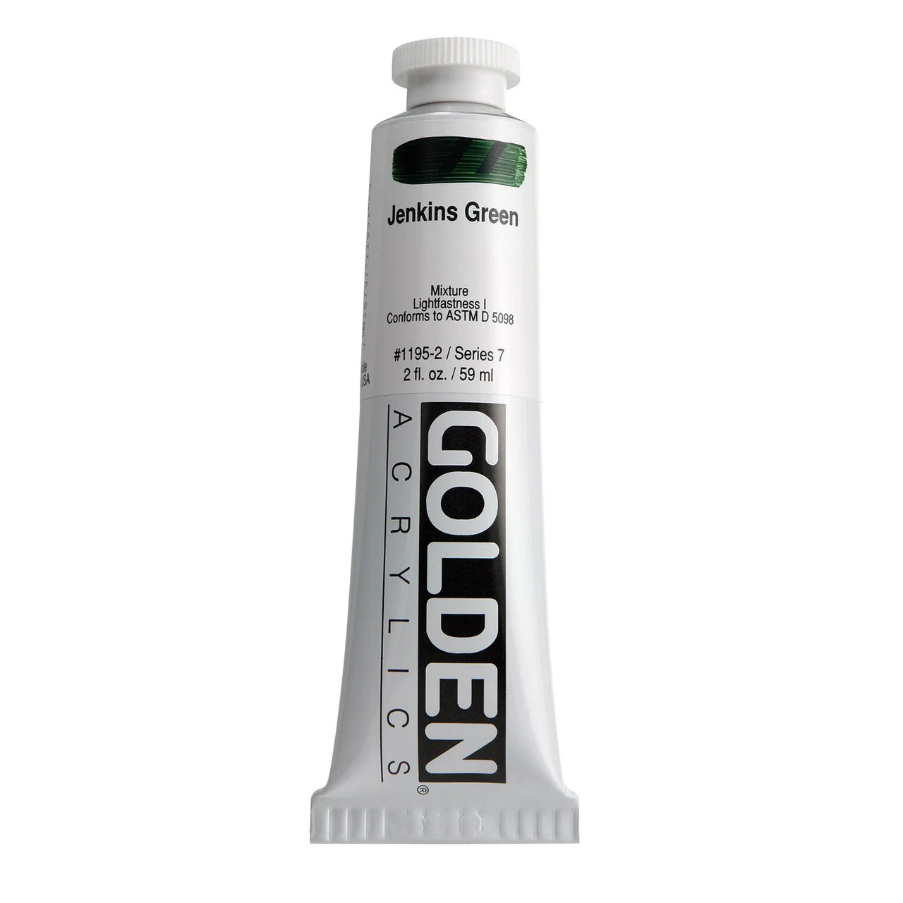 Golden Heavy Body Acrylic Jenkins Green 2 oz