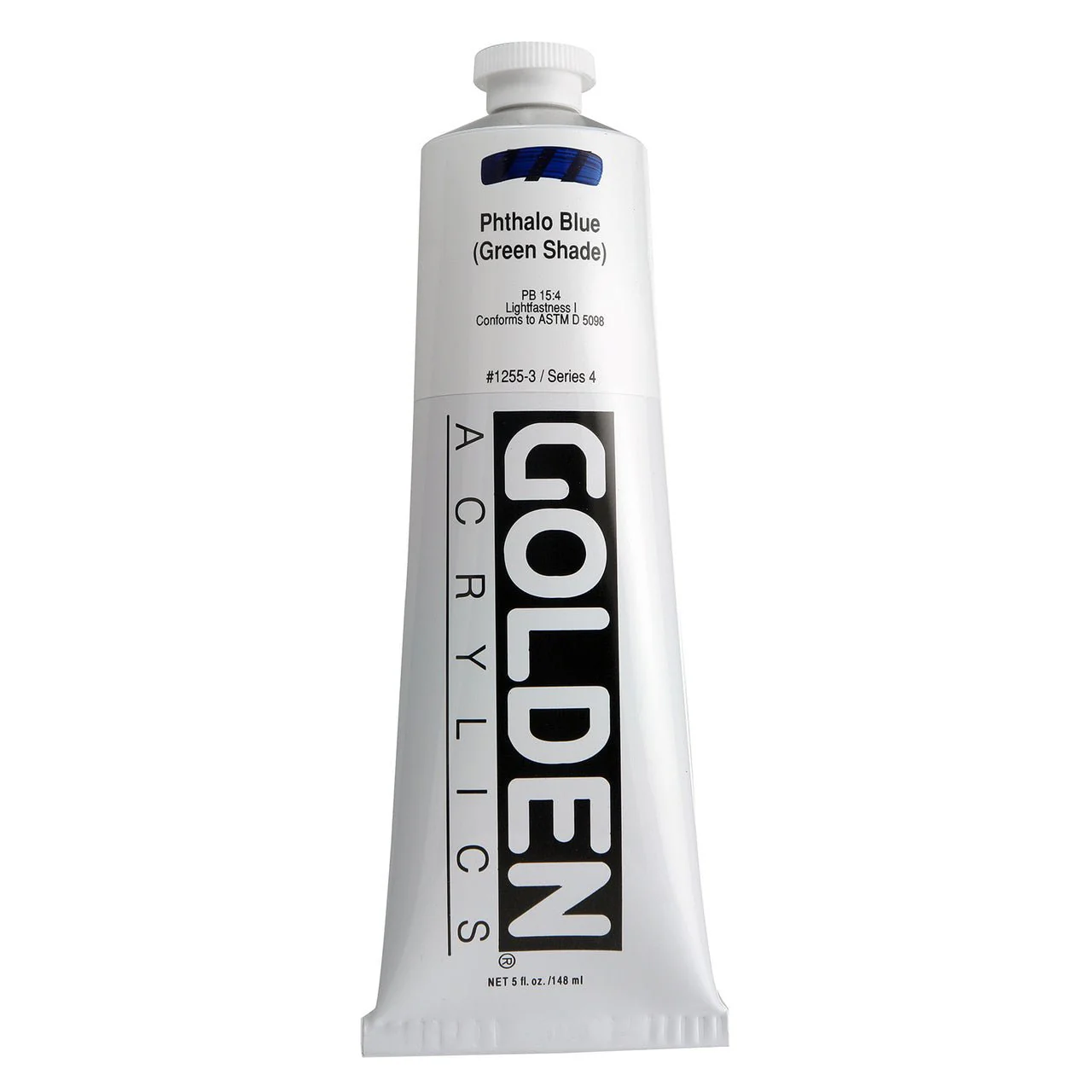 Golden Heavy Body Acrylic Phthalo Blue (green shade) 5 oz