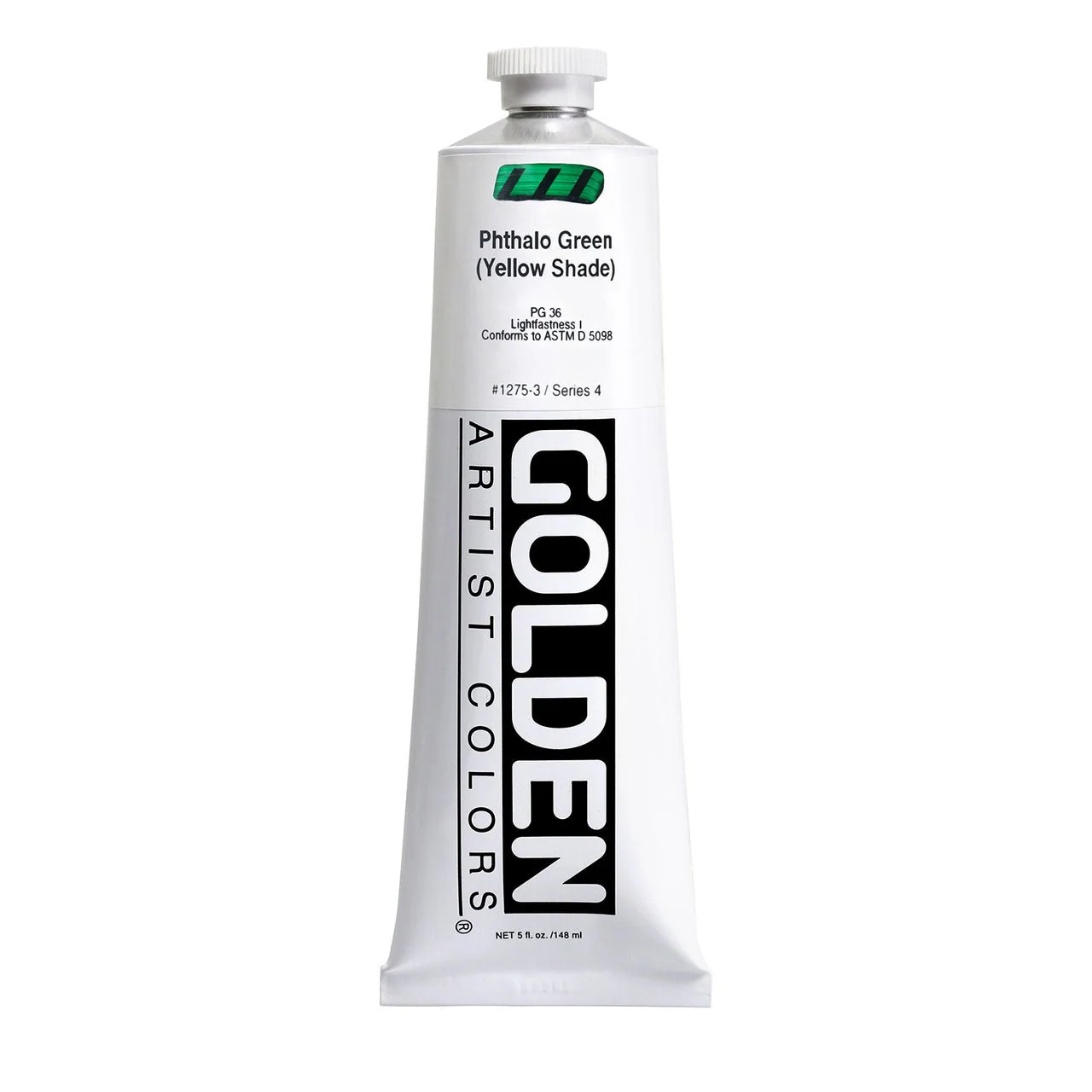 Golden Heavy Body Acrylic Phthalo Green (yellow shade) 5 oz