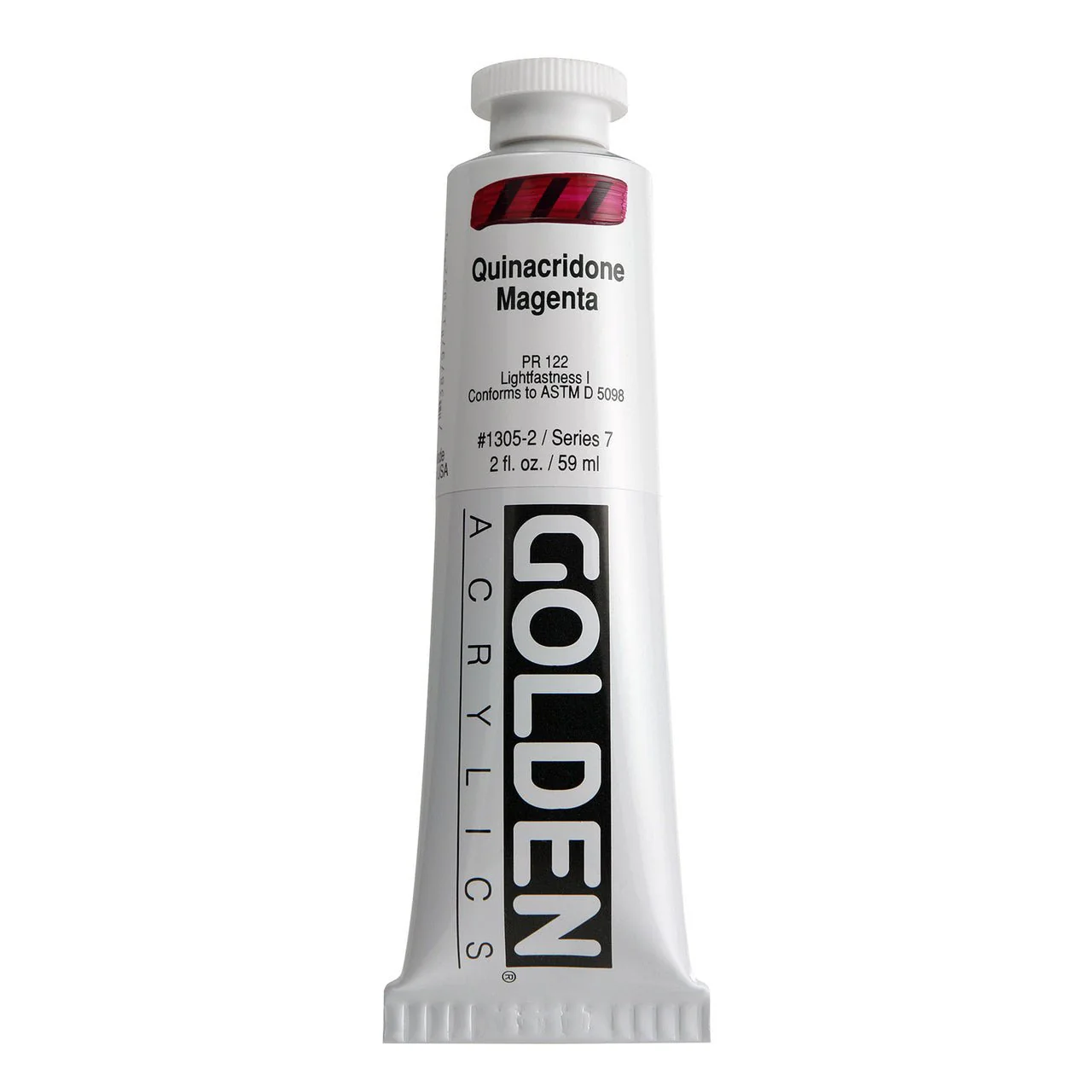Golden Heavy Body Acrylic Quinacridone Magenta 2 oz
