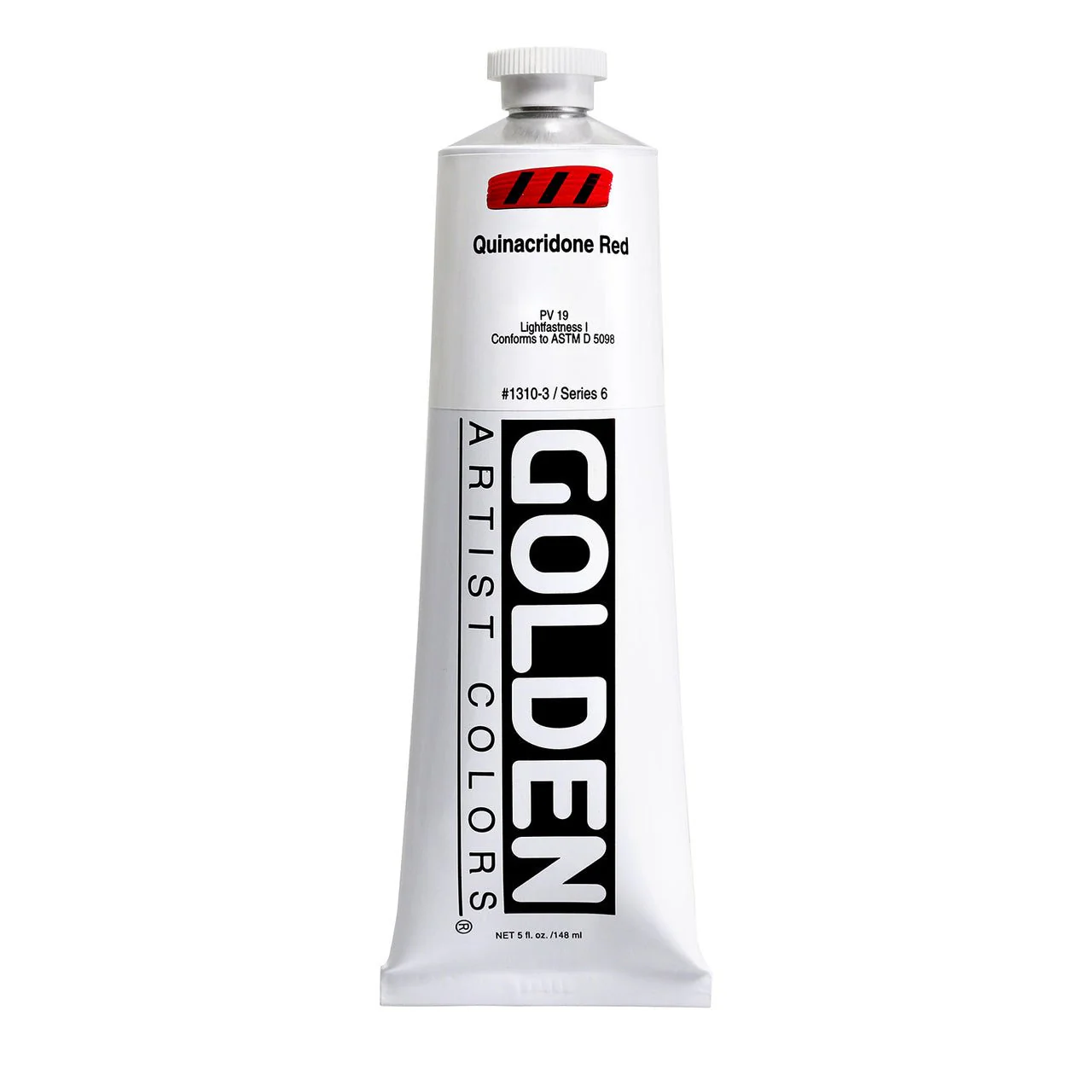 Golden Heavy Body Acrylic Quinacridone Red 5 oz