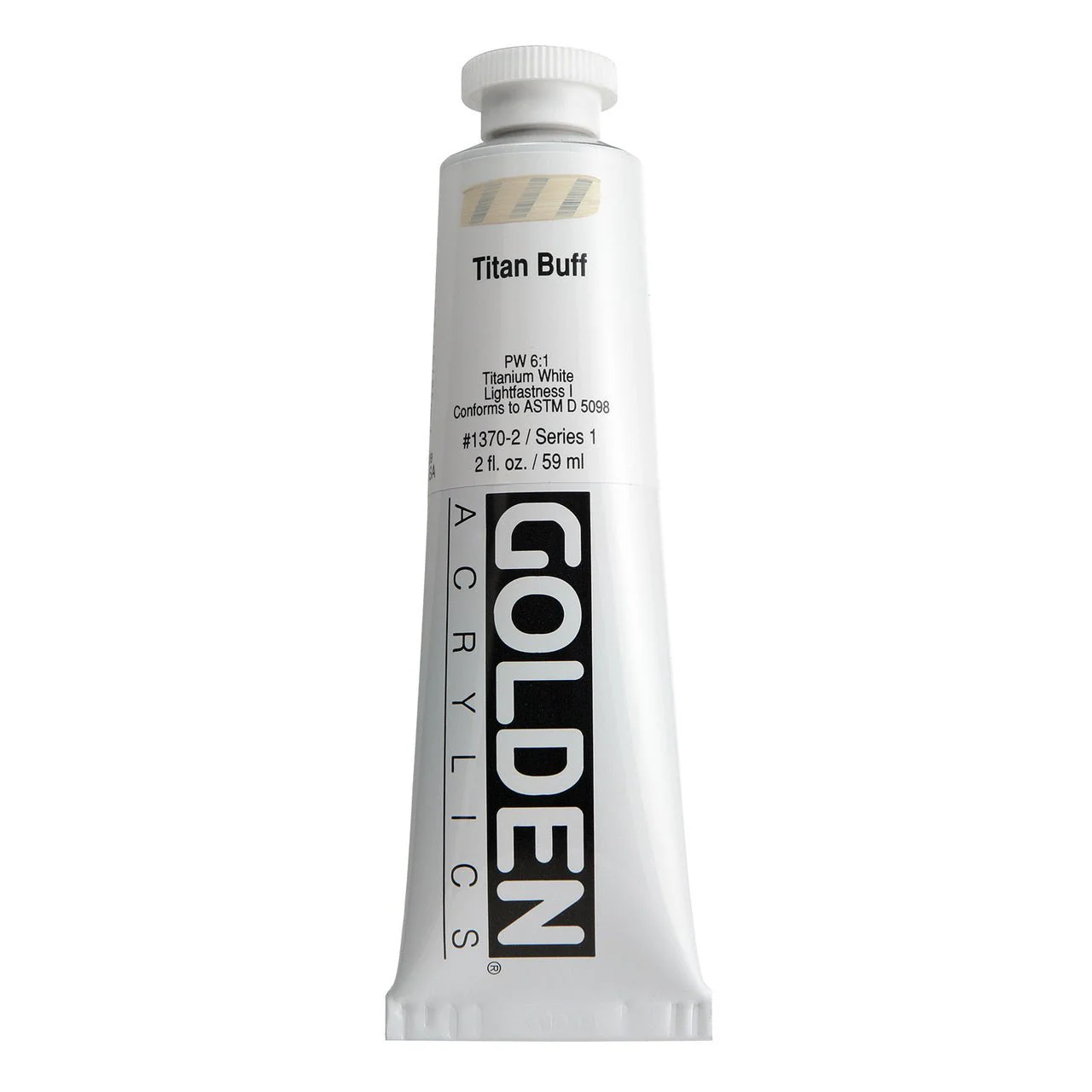 Golden Heavy Body Acrylic Titan Buff 2 oz