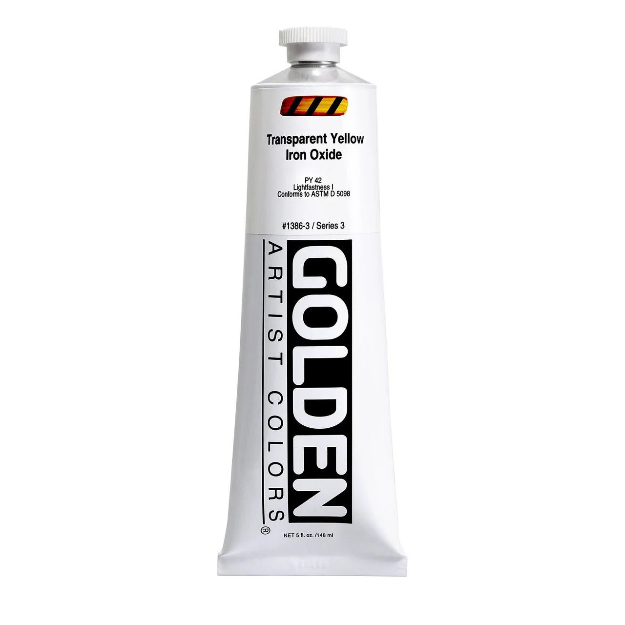 Golden Heavy Body Acrylic Transparent Yellow Iron Oxide 5 oz