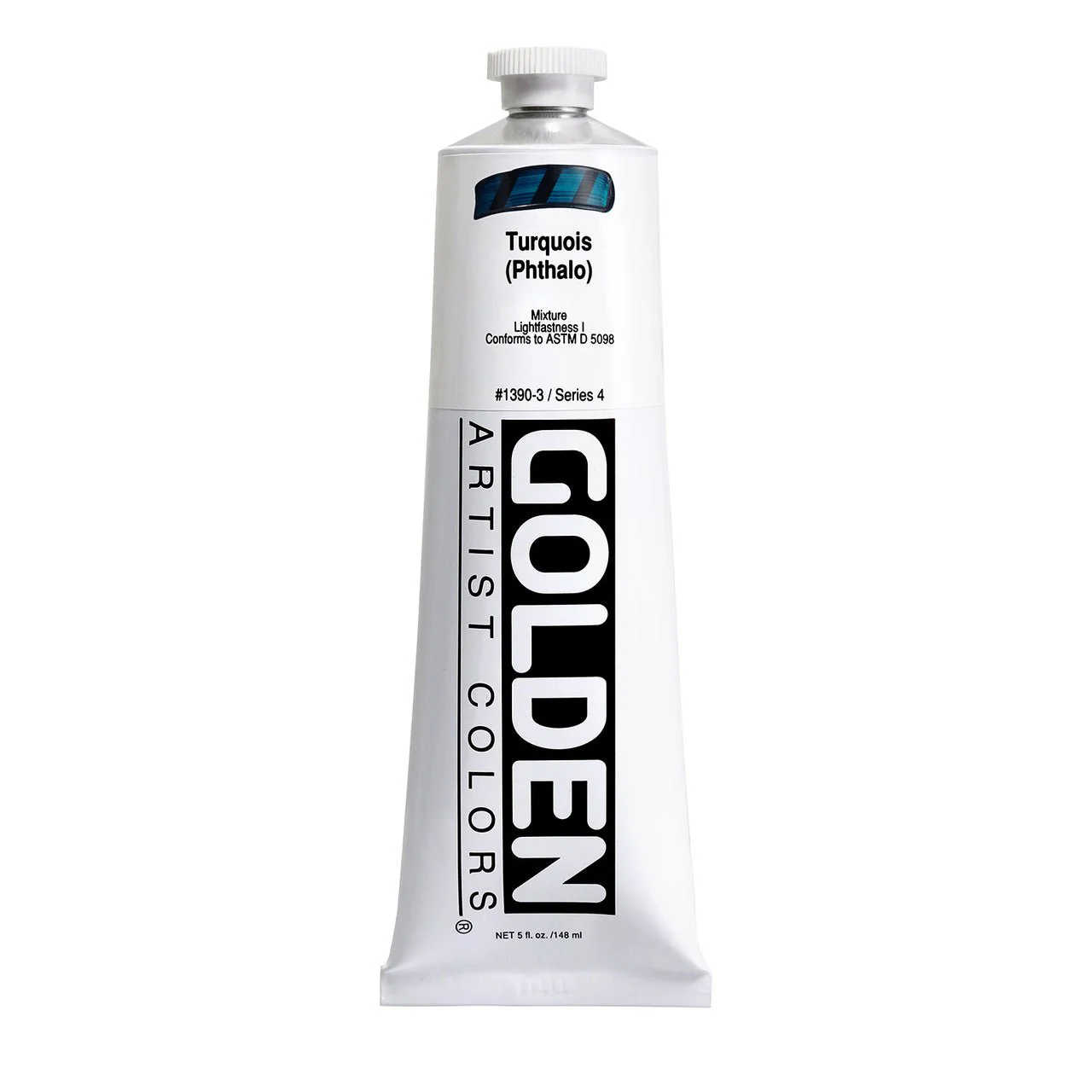 Golden Heavy Body Acrylic Turquoise (phthalo) 5 oz