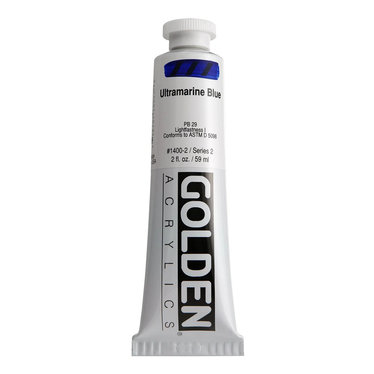 Golden Heavy Body Acrylic Ultramarine Blue 2 oz