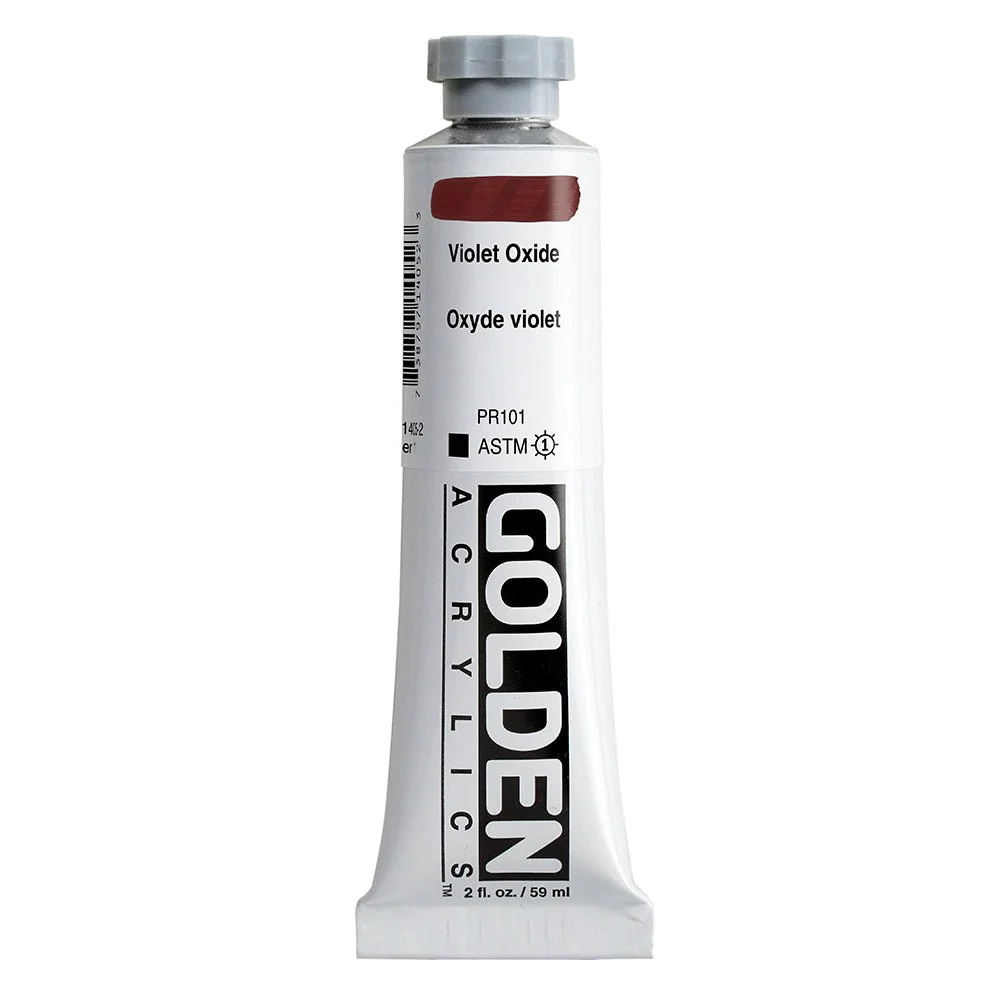 Golden Heavy Body Acrylic Violet Oxide 2 oz