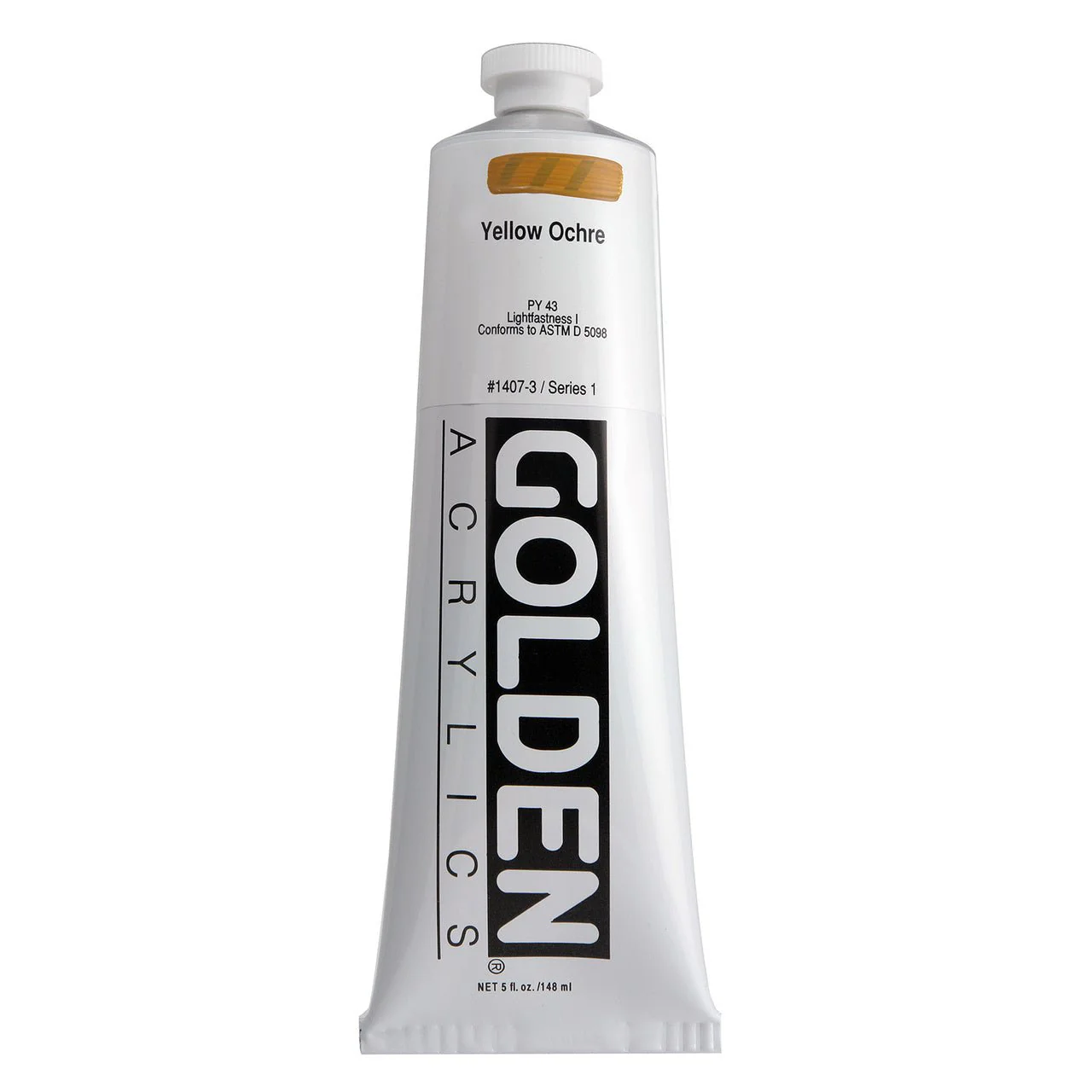 Golden Heavy Body Acrylic Yellow Ochre 5 oz