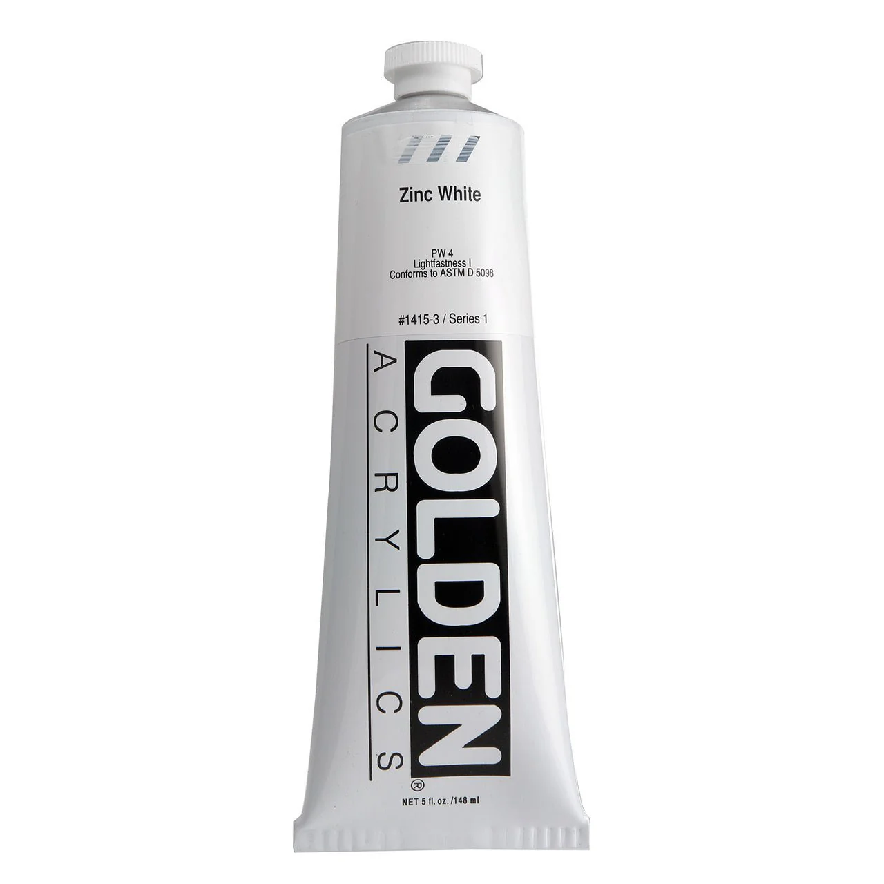 Golden Heavy Body Acrylic Zinc White 5 oz