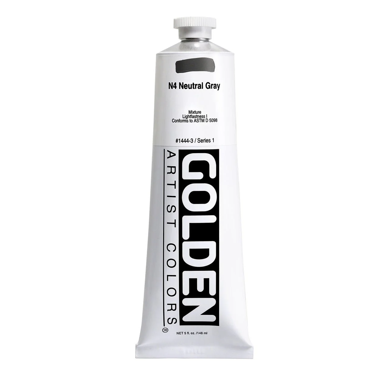 Golden Heavy Body Acrylic Neutral Gray N4 5 oz