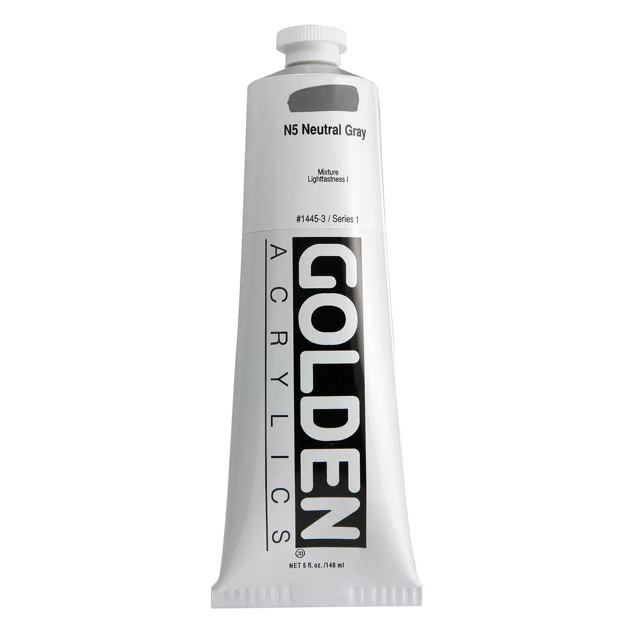 Golden Heavy Body Acrylic Neutral Grey N5 5 oz