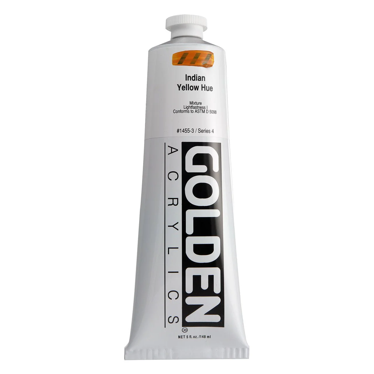 Golden Heavy Body Acrylic India Yellow Hue 5 oz