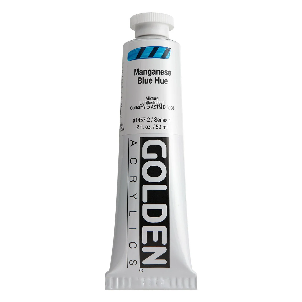 Golden Heavy Body Acrylic Manganese Blue Hue 2 oz