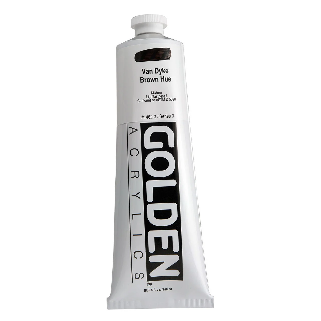 Golden Heavy Body Acrylic Van Dyke Brown Hue 5 oz