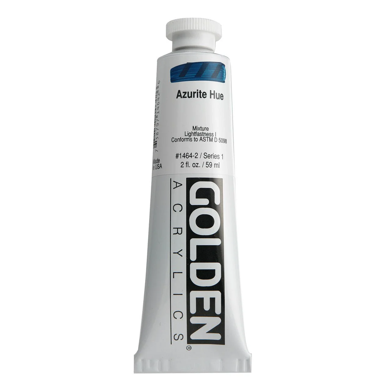 Golden Heavy Body Acrylic Azurite Hue 2 oz