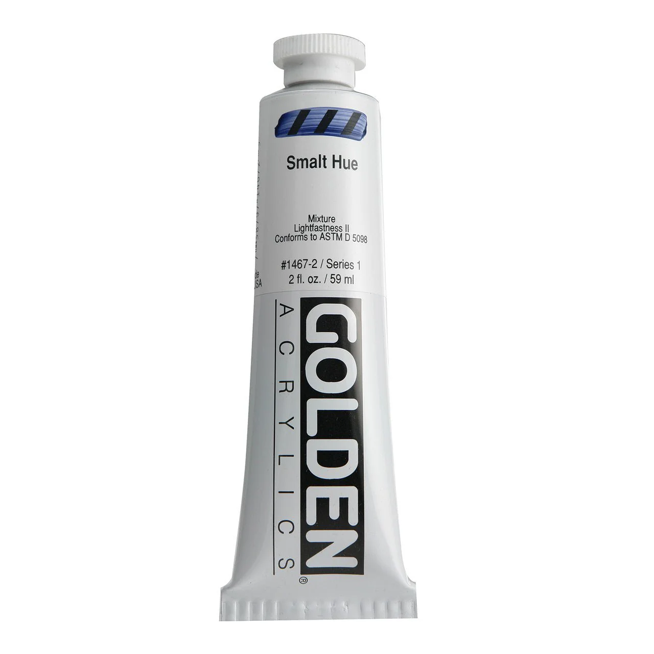 Golden Heavy Body Acrylic Smalt Blue Hue 2 oz