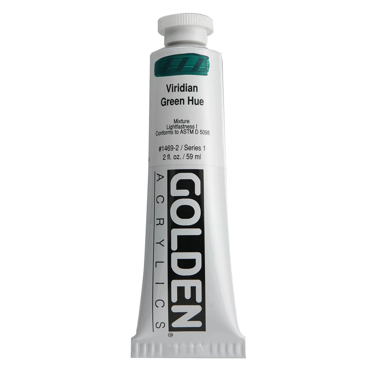 Golden Heavy Body Acrylic Viridian Hue 2 oz