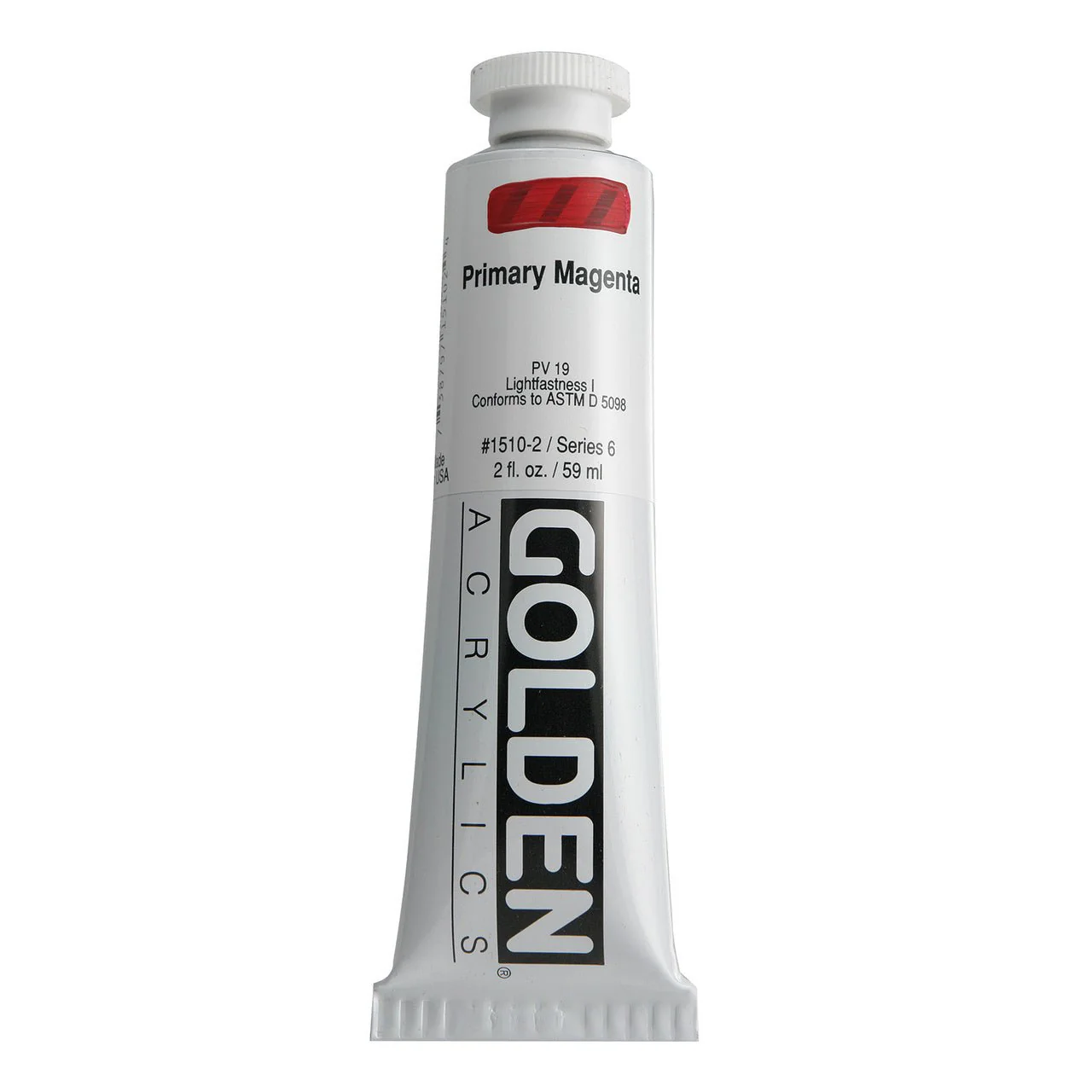 Golden Heavy Body Acrylic Primary Magenta 2 oz