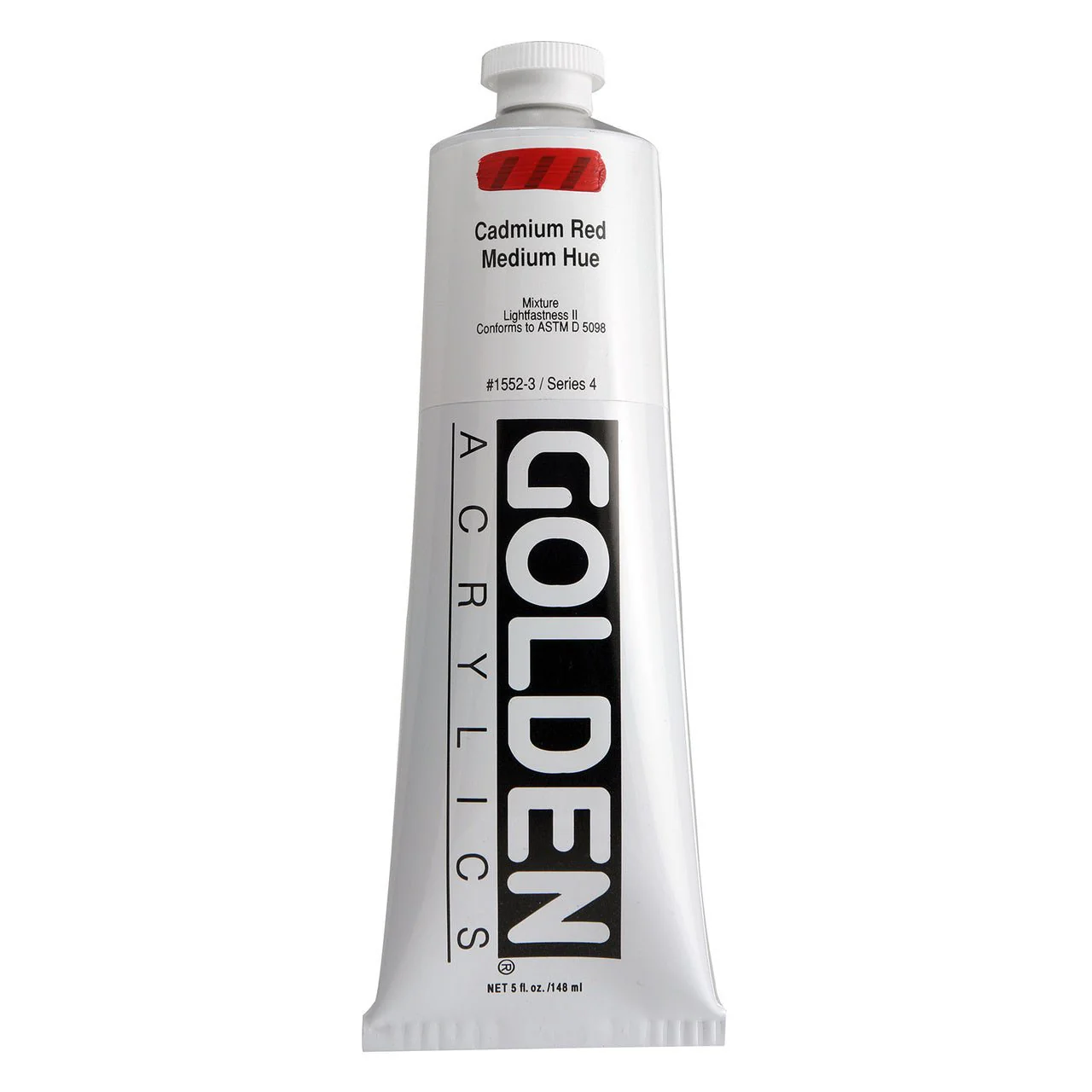 Golden Heavy Body Acrylic Cadmium Red Medium Hue 5 oz