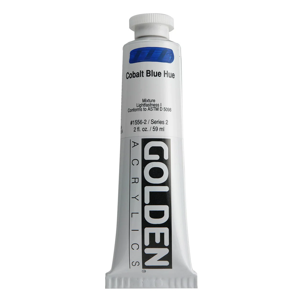 Golden Heavy Body Acrylic Cobalt Blue Hue 2 oz