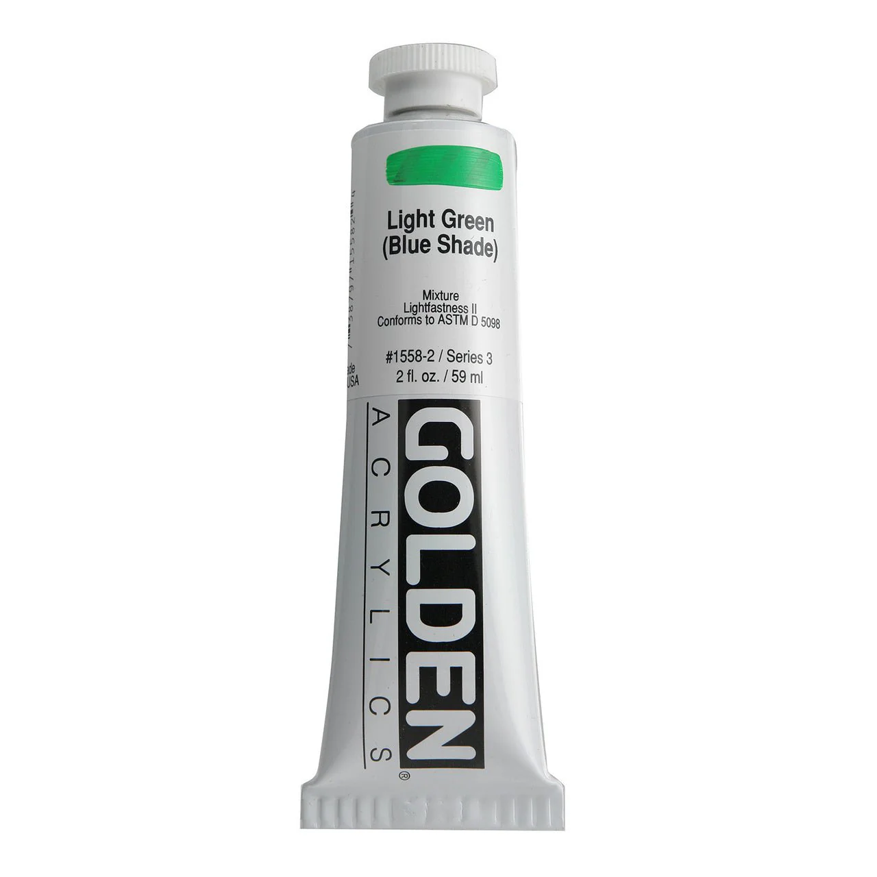 Golden Heavy Body Acrylic Light Green (blue shade) 2 oz