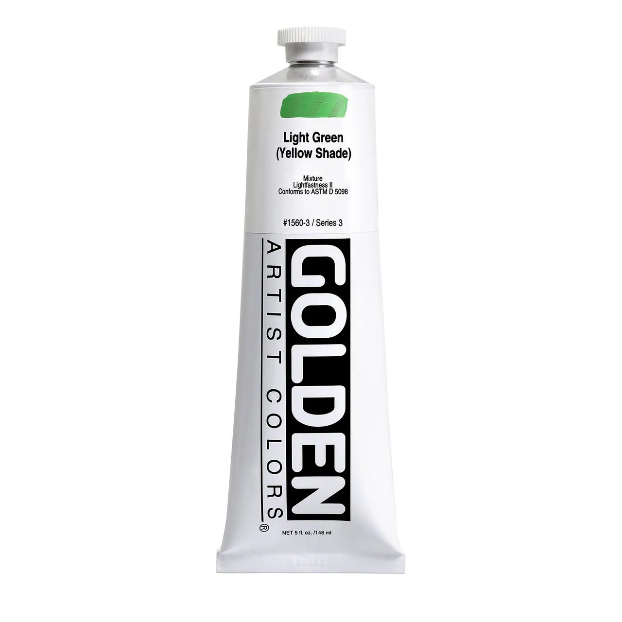 Golden Heavy Body Acrylic Light Green (yellow shade) 5 oz