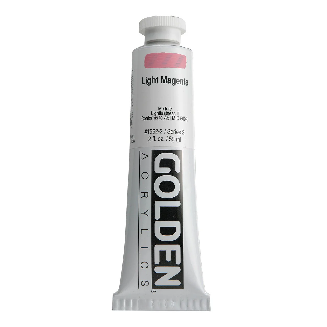 Golden Heavy Body Acrylic Light Magenta 2 oz