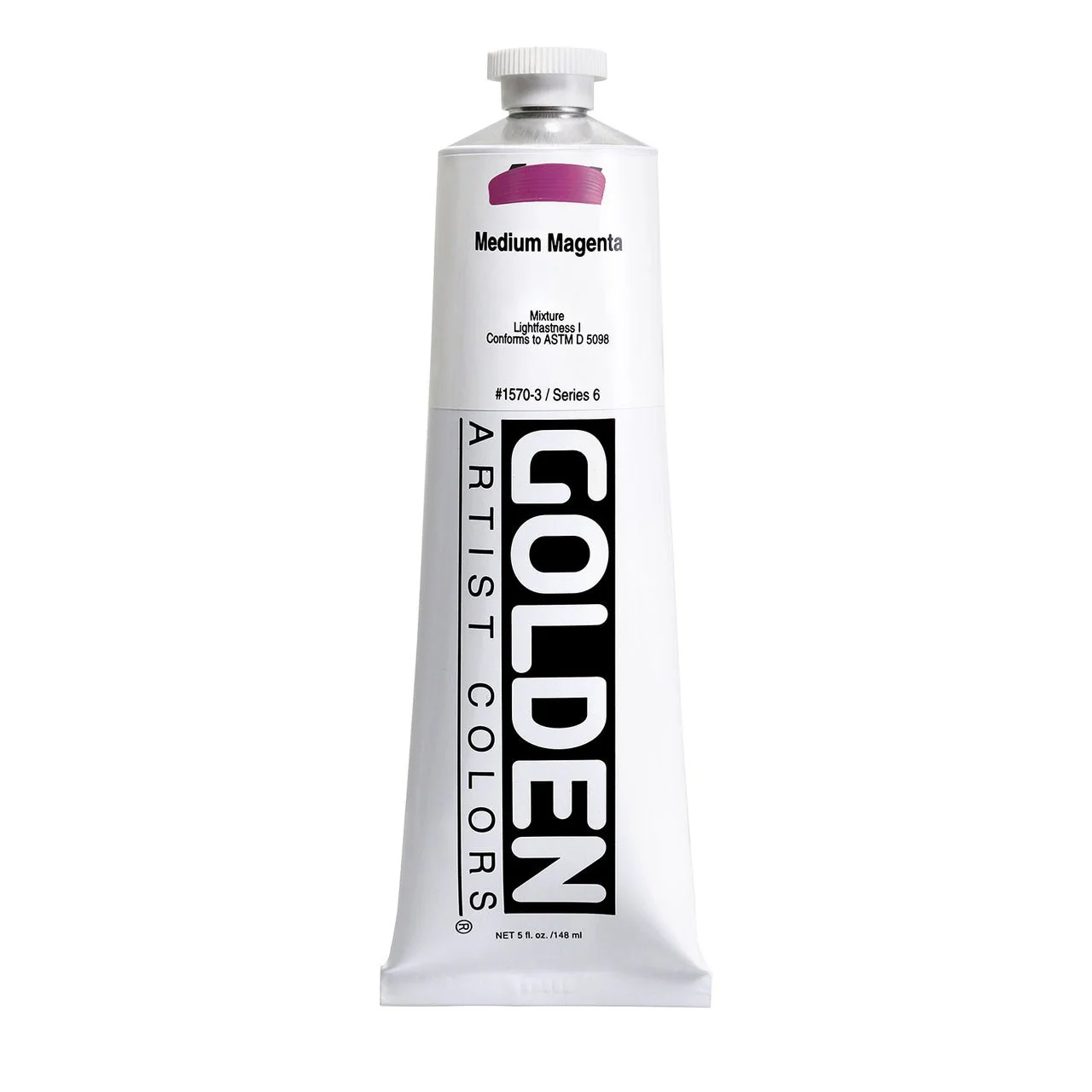 Golden Heavy Body Acrylic Medium Magenta 5 oz