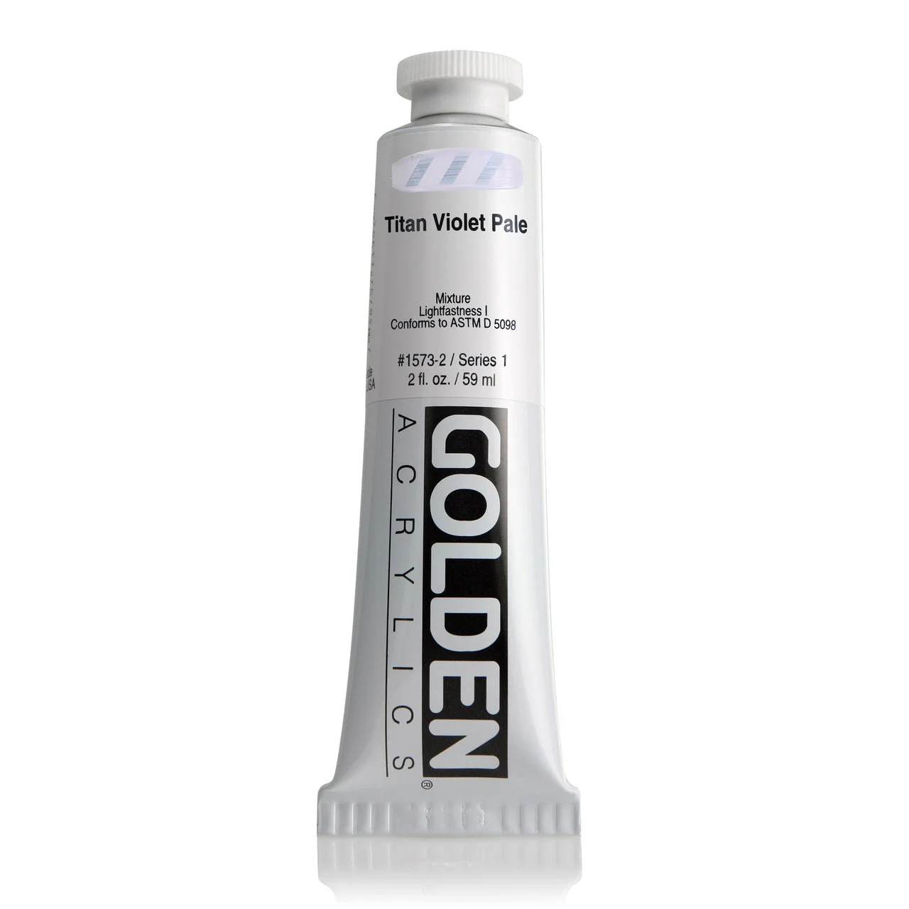 Golden Heavy Body Acrylic Titan Violet Pale 2 oz