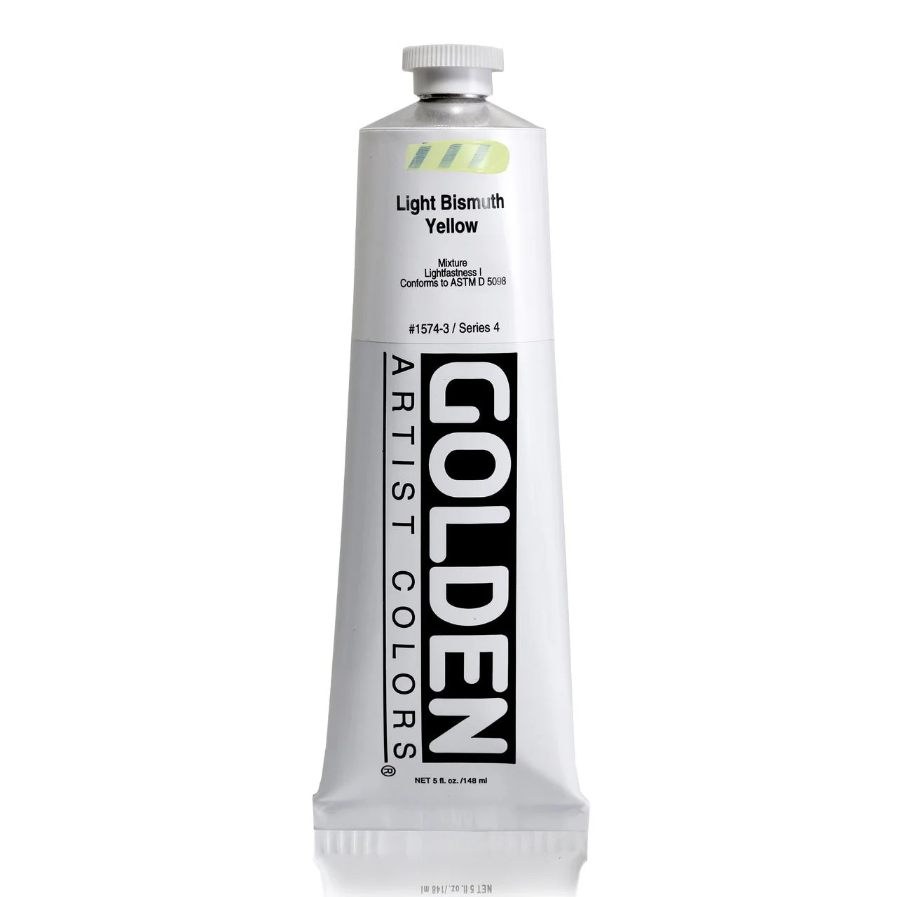 Golden Heavy Body Acrylic Light Bismuth Yellow 5 oz
