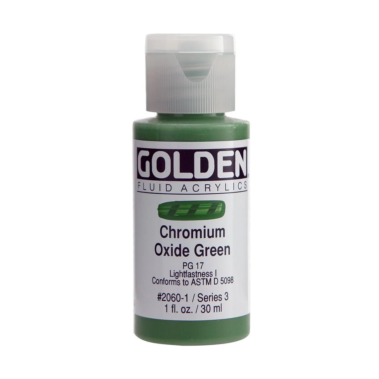 Golden Fluid Acrylic Chromium Oxide Green 1 oz